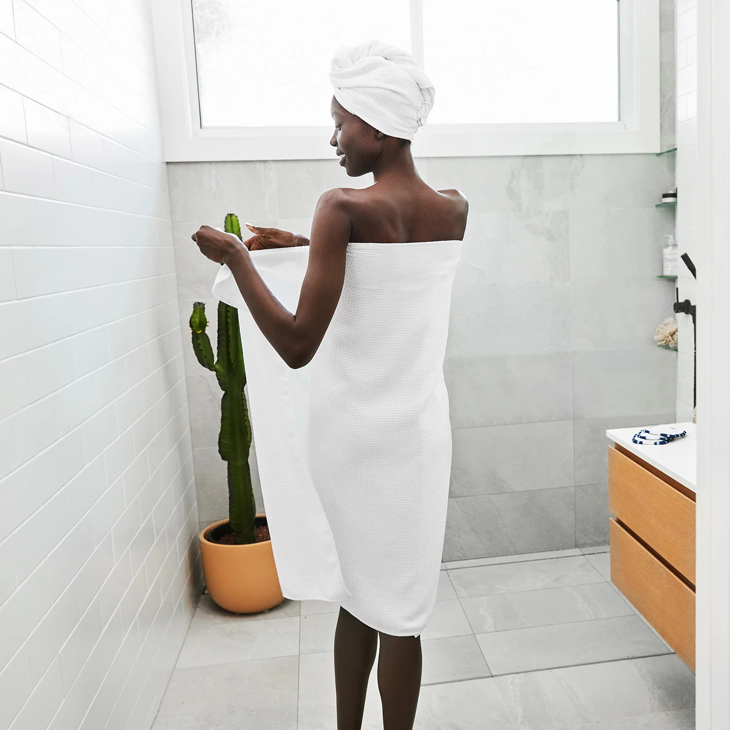 Dock & Bay Bath Towels - Crystal White - Image 2
