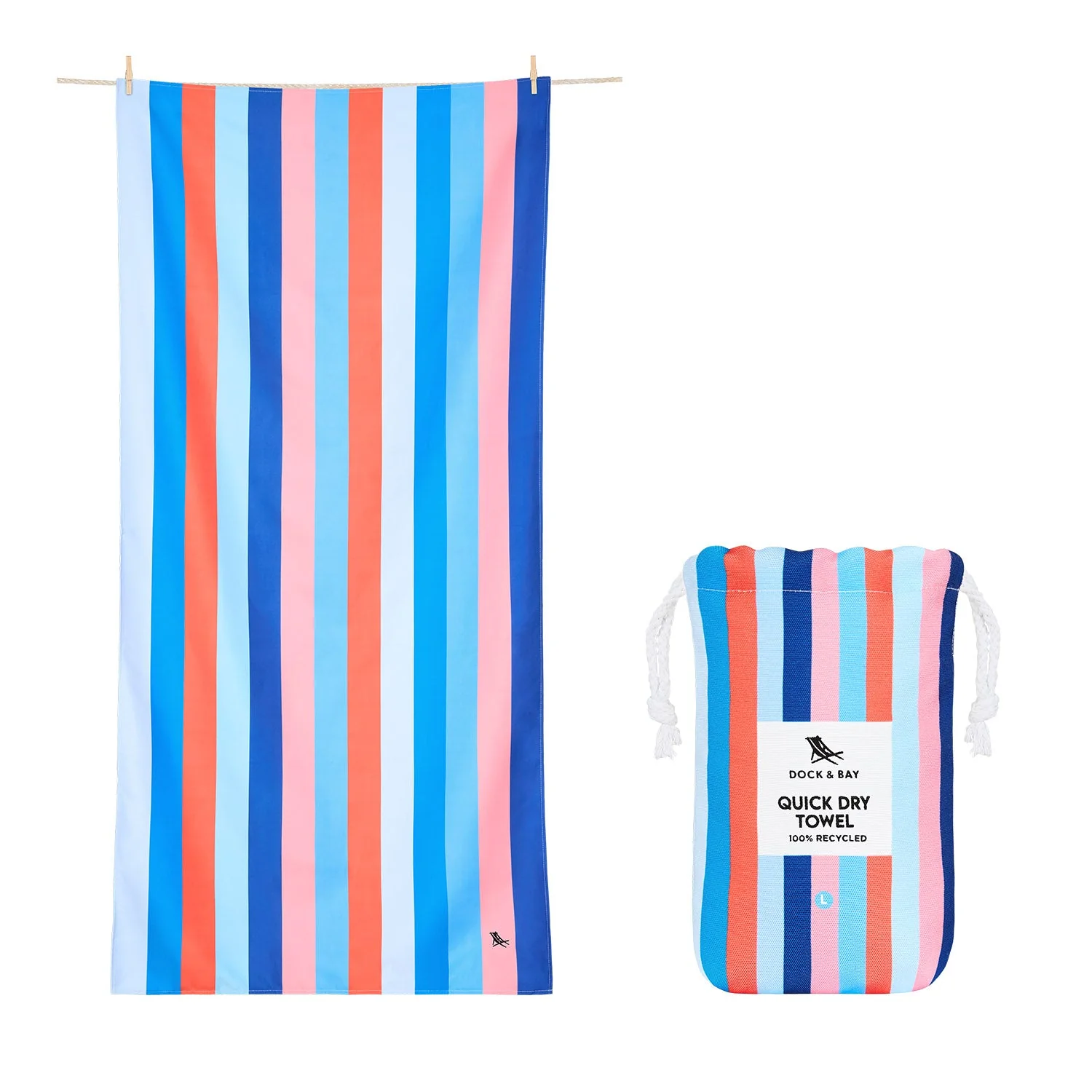 Dock & Bay Quick Dry Towel - Ocean Pavilion