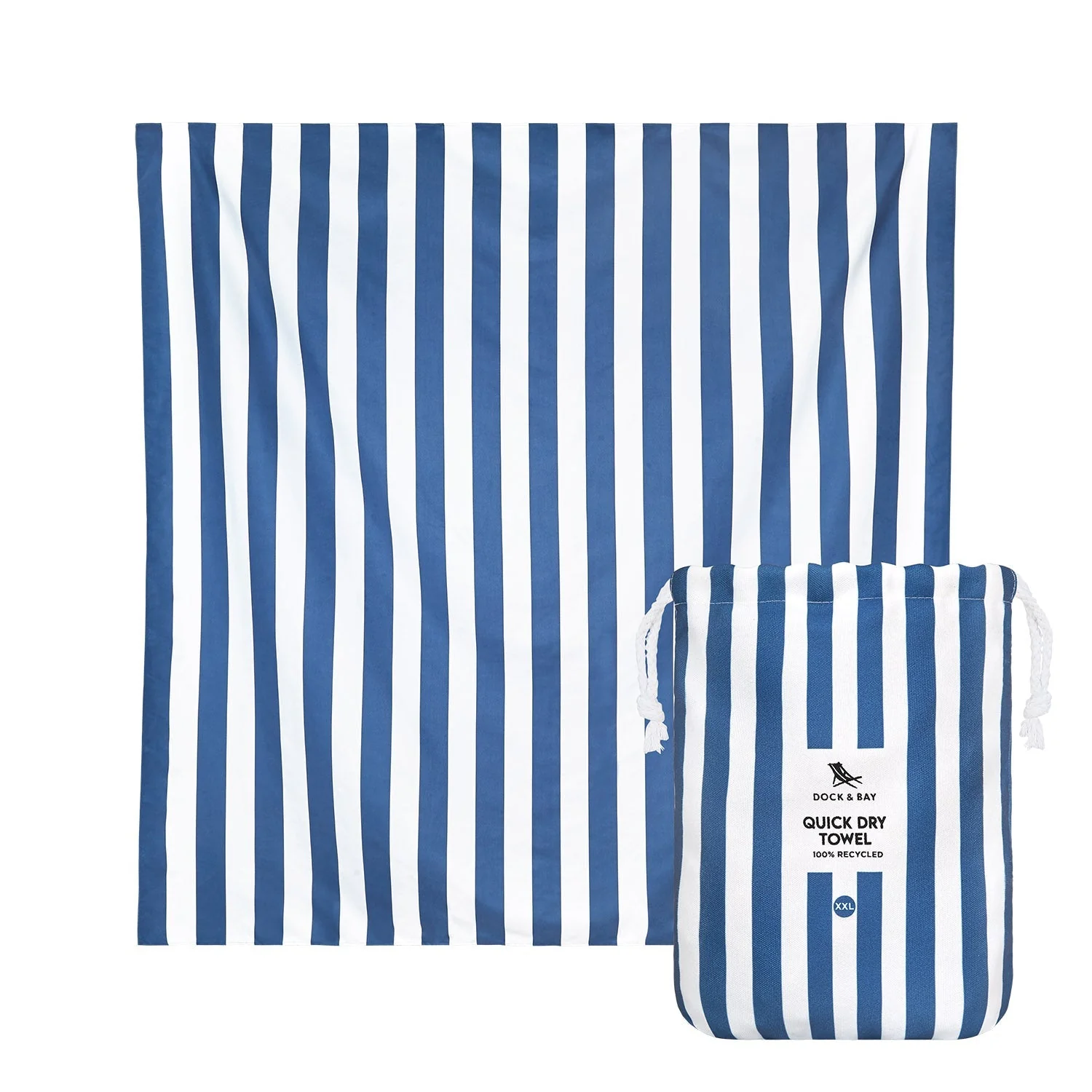 Dock & Bay Quick Dry Towel - Whitsunday Blue - Image 17