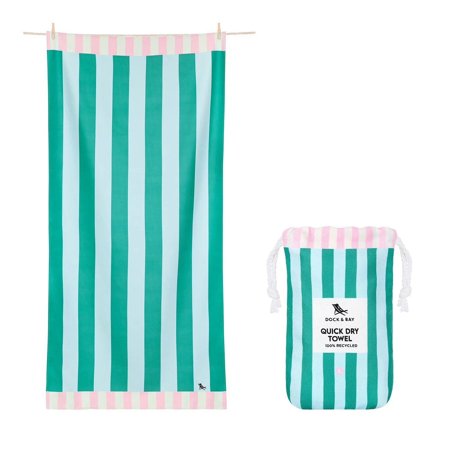 Dock & Bay Quick Dry Towel - Pastel Pier - Image 10
