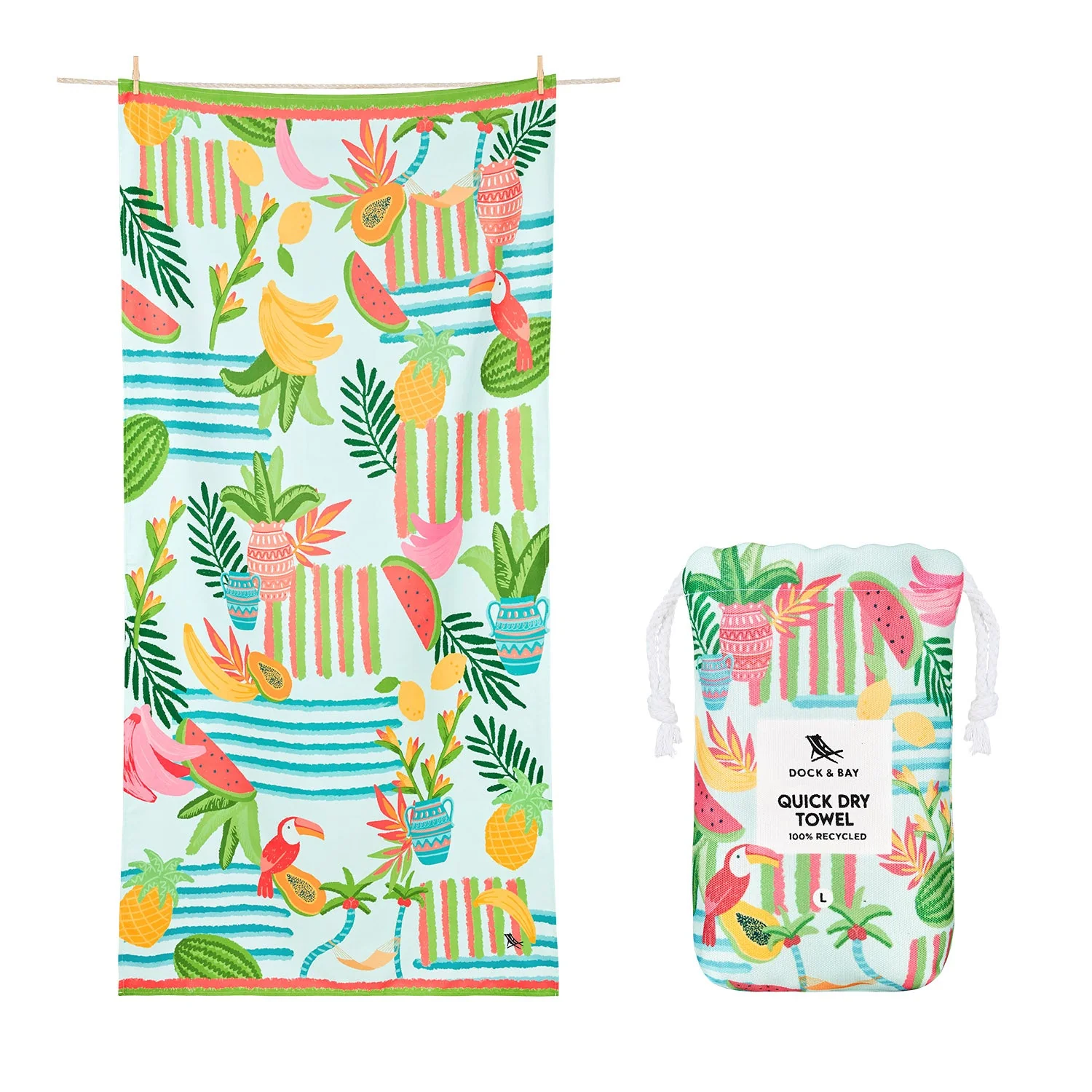 Dock & Bay Quick Dry Towel - Tropicana Treat - Image 13