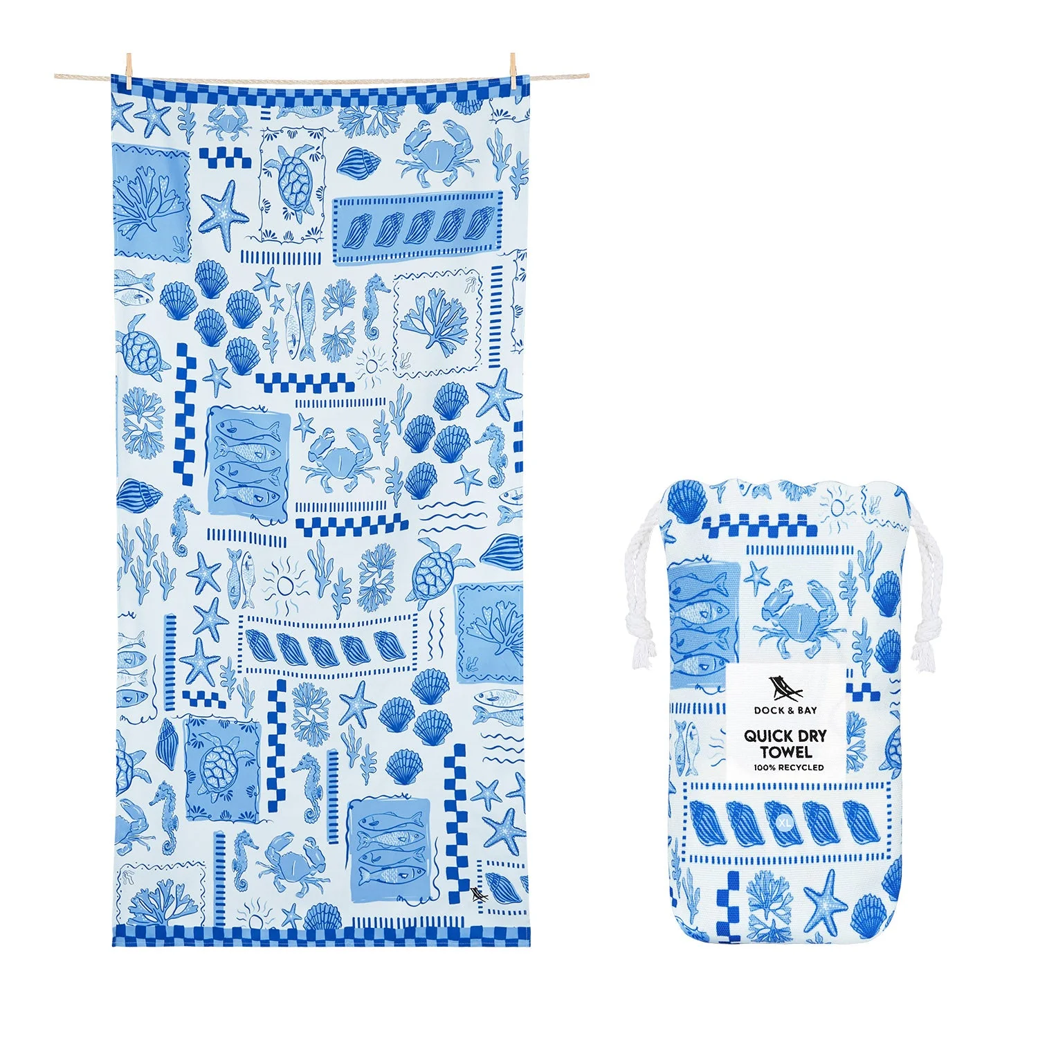 Dock & Bay Quick Dry Towel - Grecian Shores - Image 15