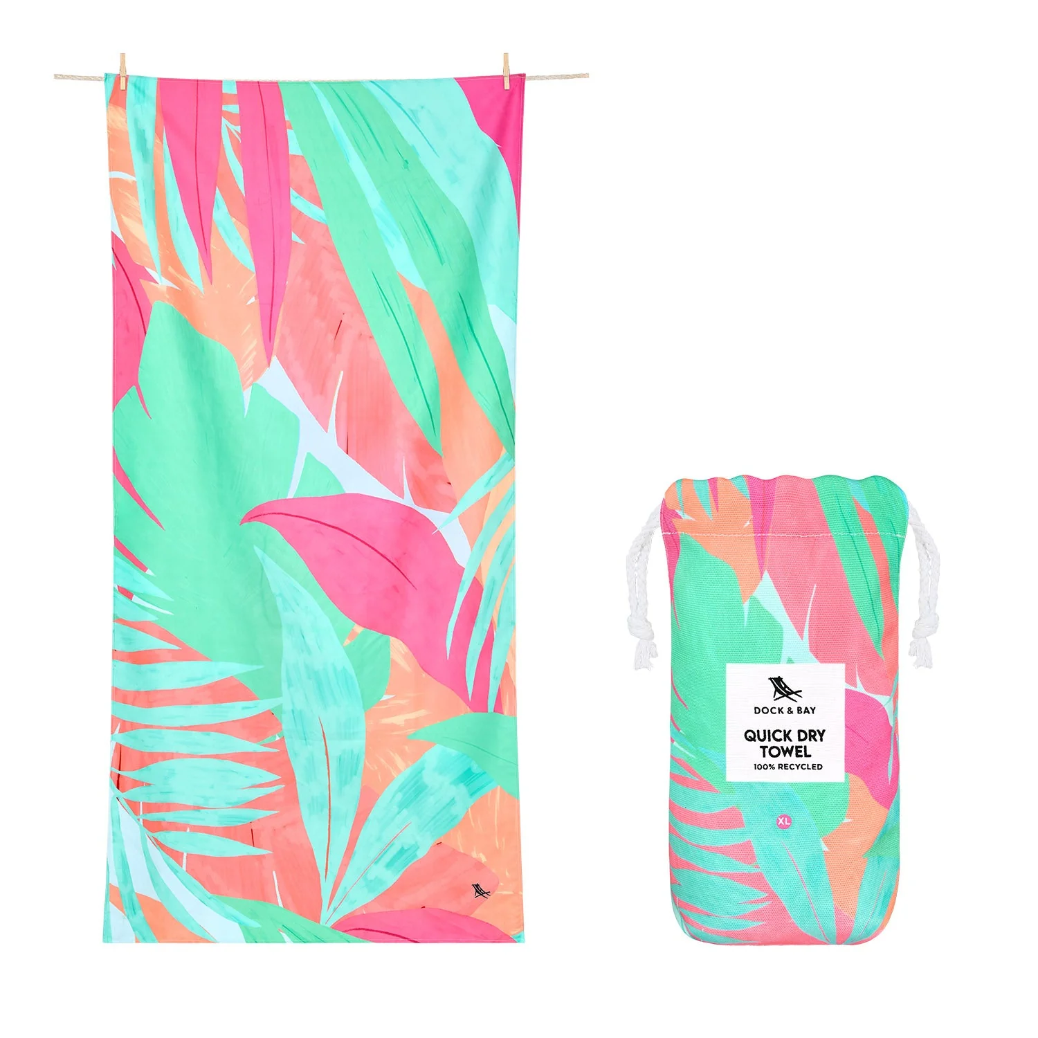 Dock & Bay Quick Dry Towel - Hot Tropics - Image 17