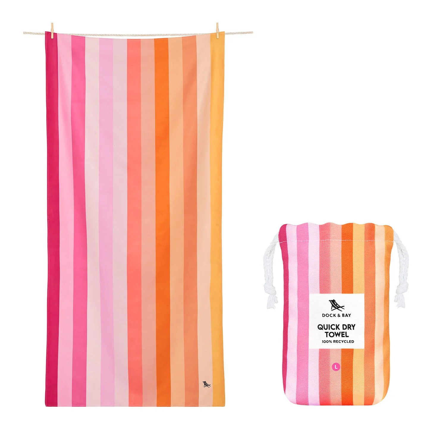 Dock & Bay Quick Dry Towel - Miami Sorbet - Image 12