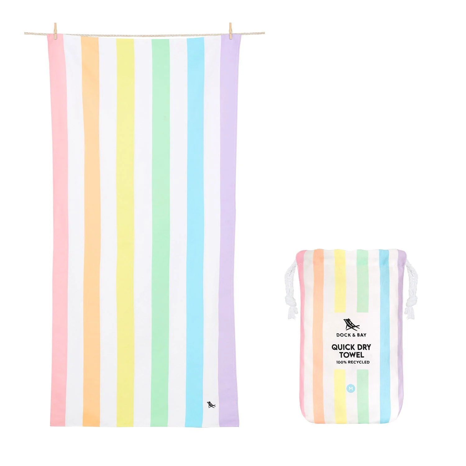 Dock & Bay Quick Dry Towel - Unicorn Waves - Image 13