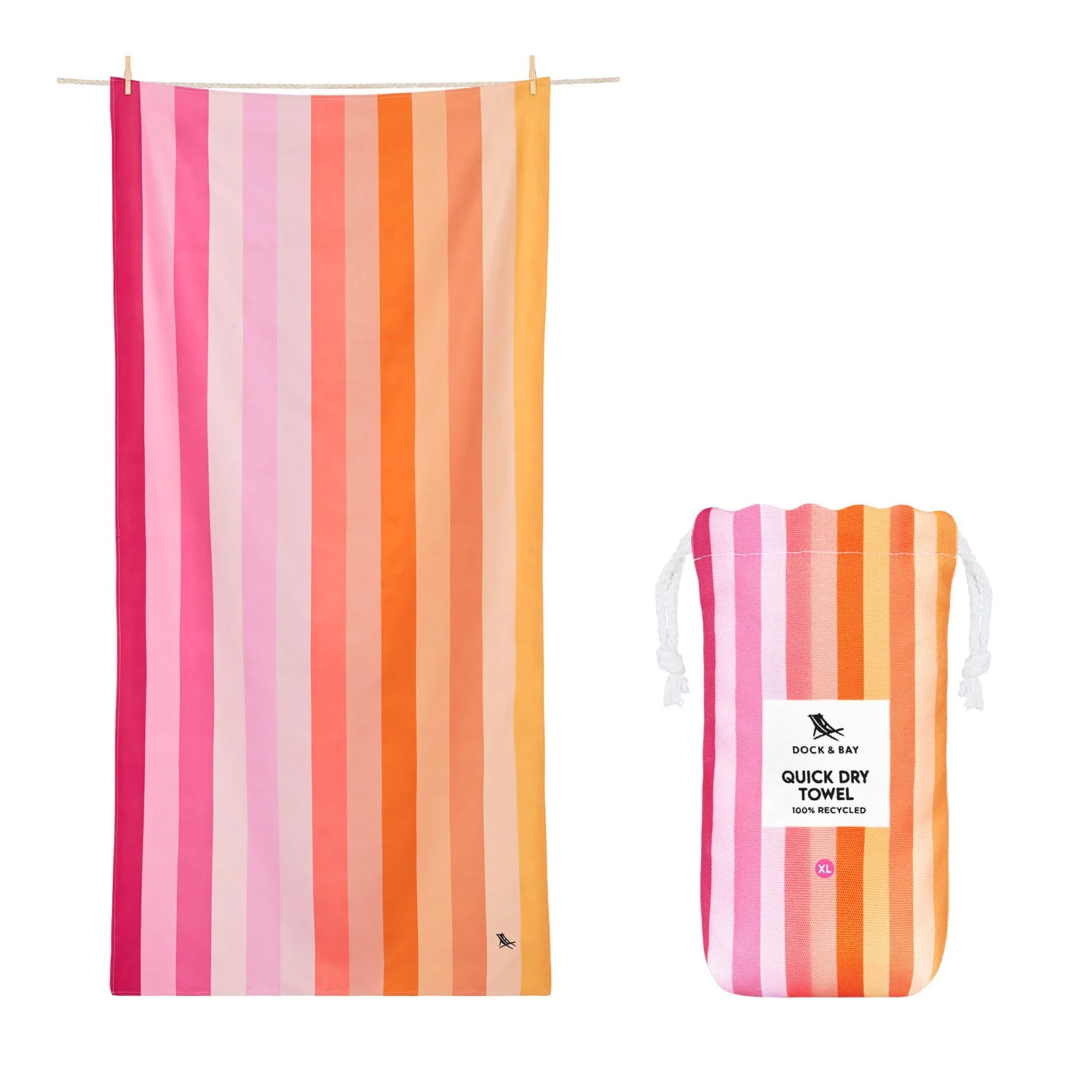 Dock & Bay Quick Dry Towel - Miami Sorbet - Image 13