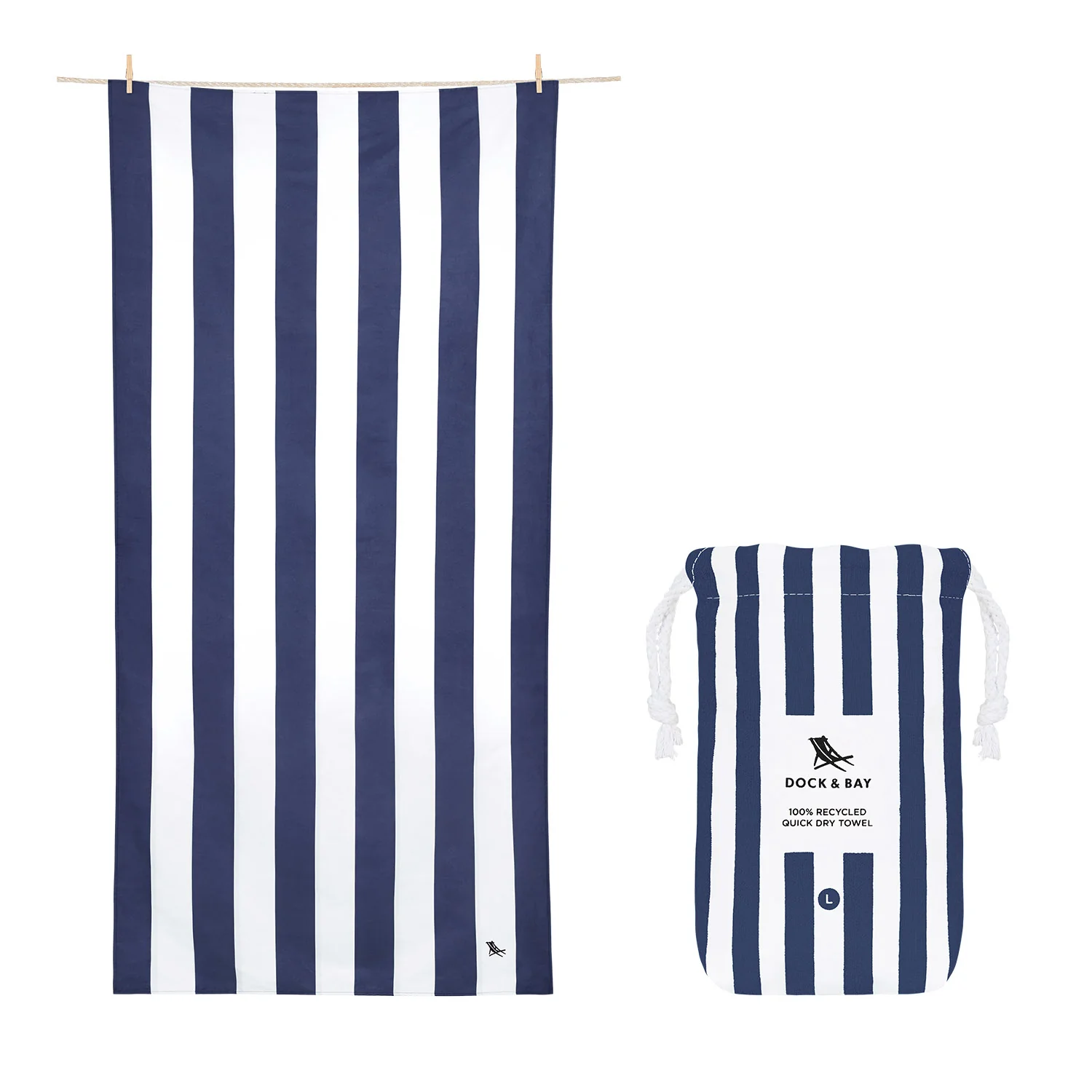 Dock & Bay Quick Dry Towels - Naturally Neutral (Set of 4) - Image 7