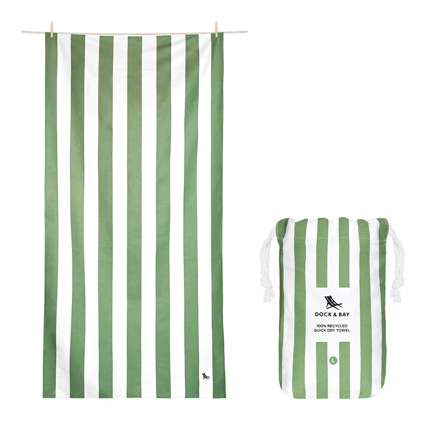 Dock & Bay Quick Dry Towels - Naturally Neutral (Set of 4) - Image 9
