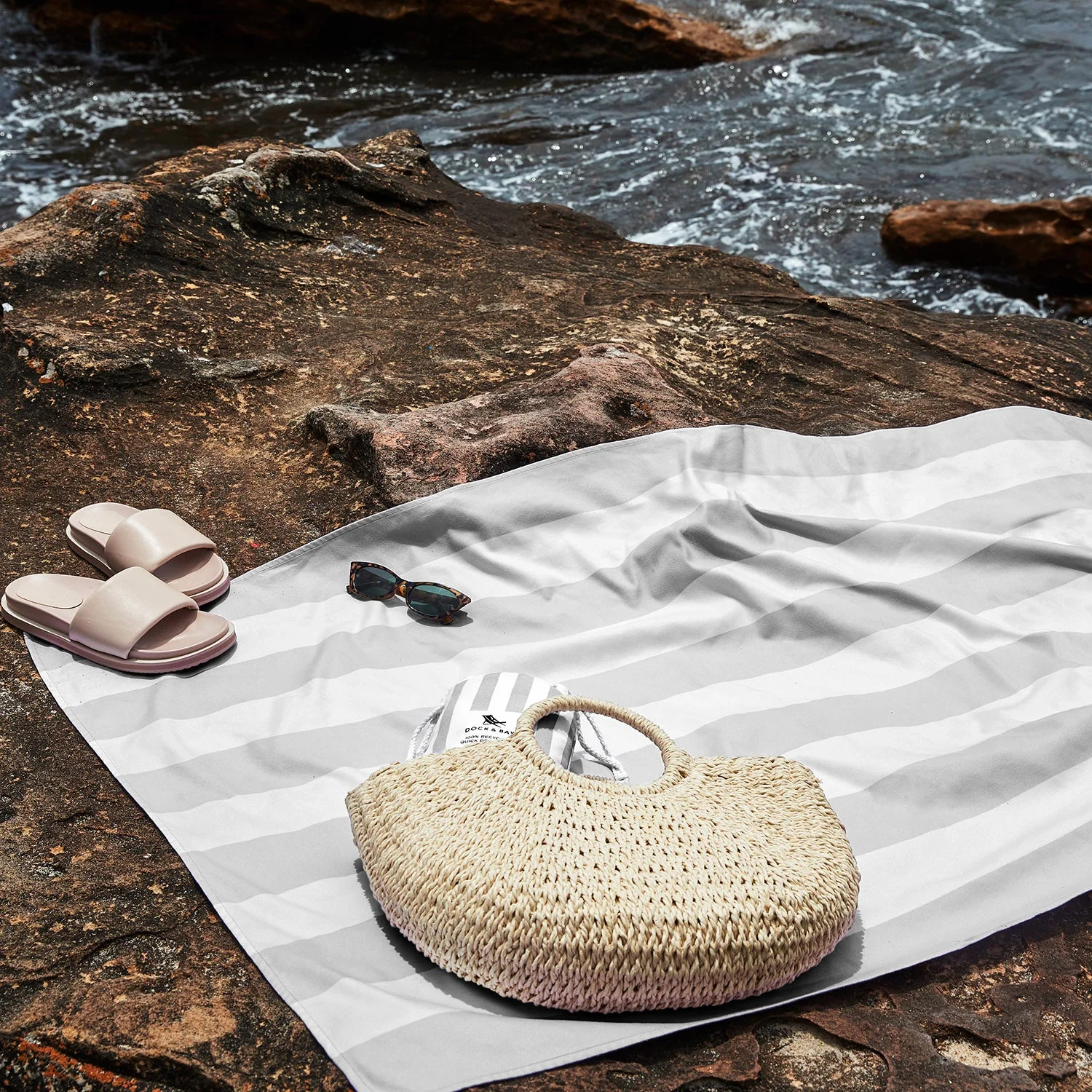 Dock & Bay Quick Dry Towel - Goa Grey - Image 10