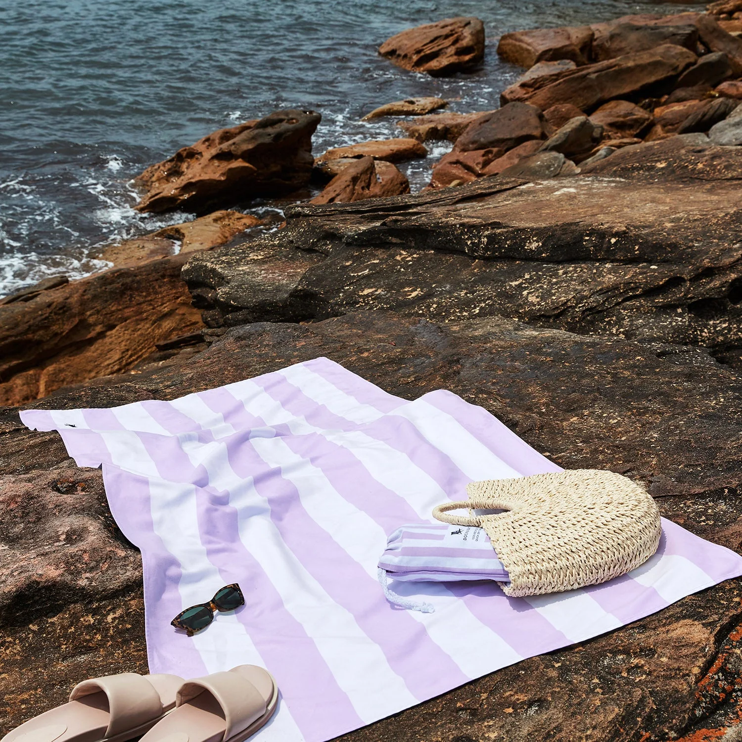 Dock & Bay Quick Dry Towel - Lombok Lilac - Image 7