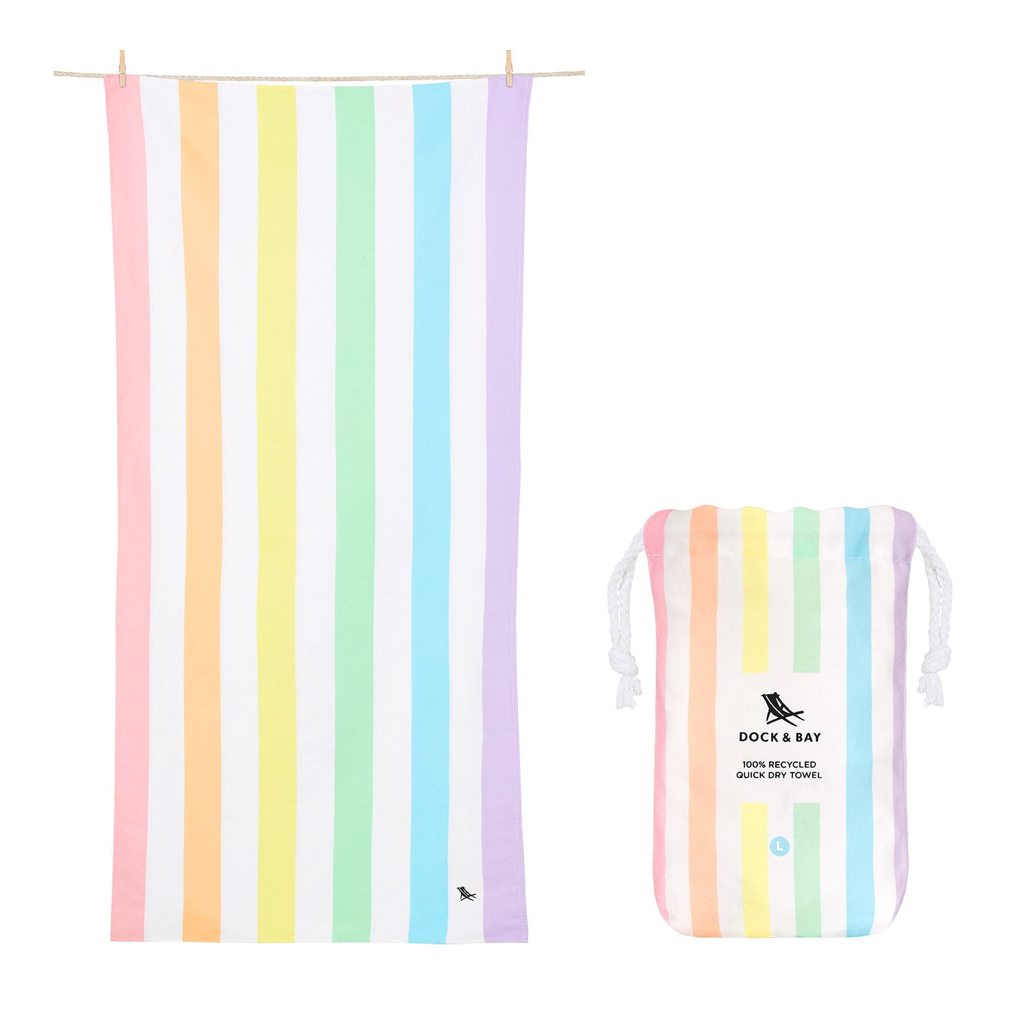 Dock & Bay Quick Dry Towels - Colour Chaos (Set of 6) - Image 14