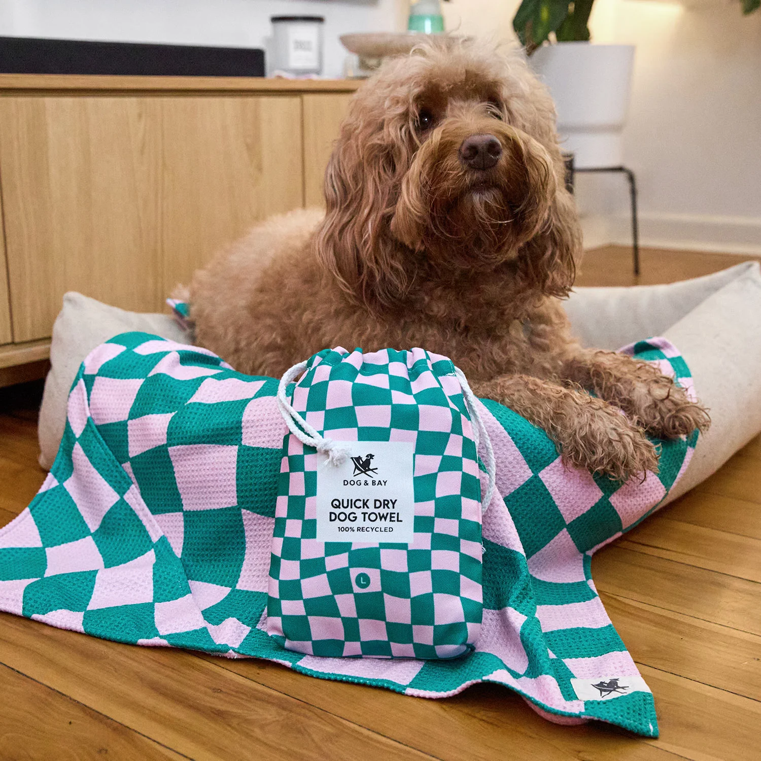 Dock & Bay Dog Towel - Check Mutt - Image 8