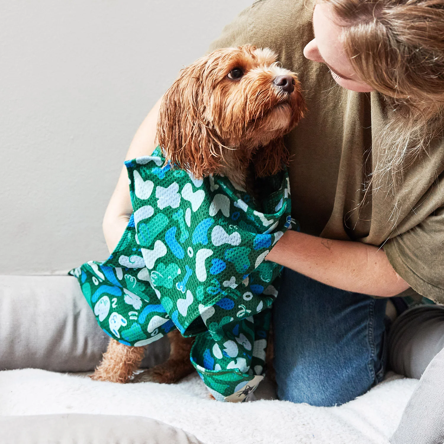 Dock & Bay Dog Towels - Forest Walkies (Set of 4) - Image 3