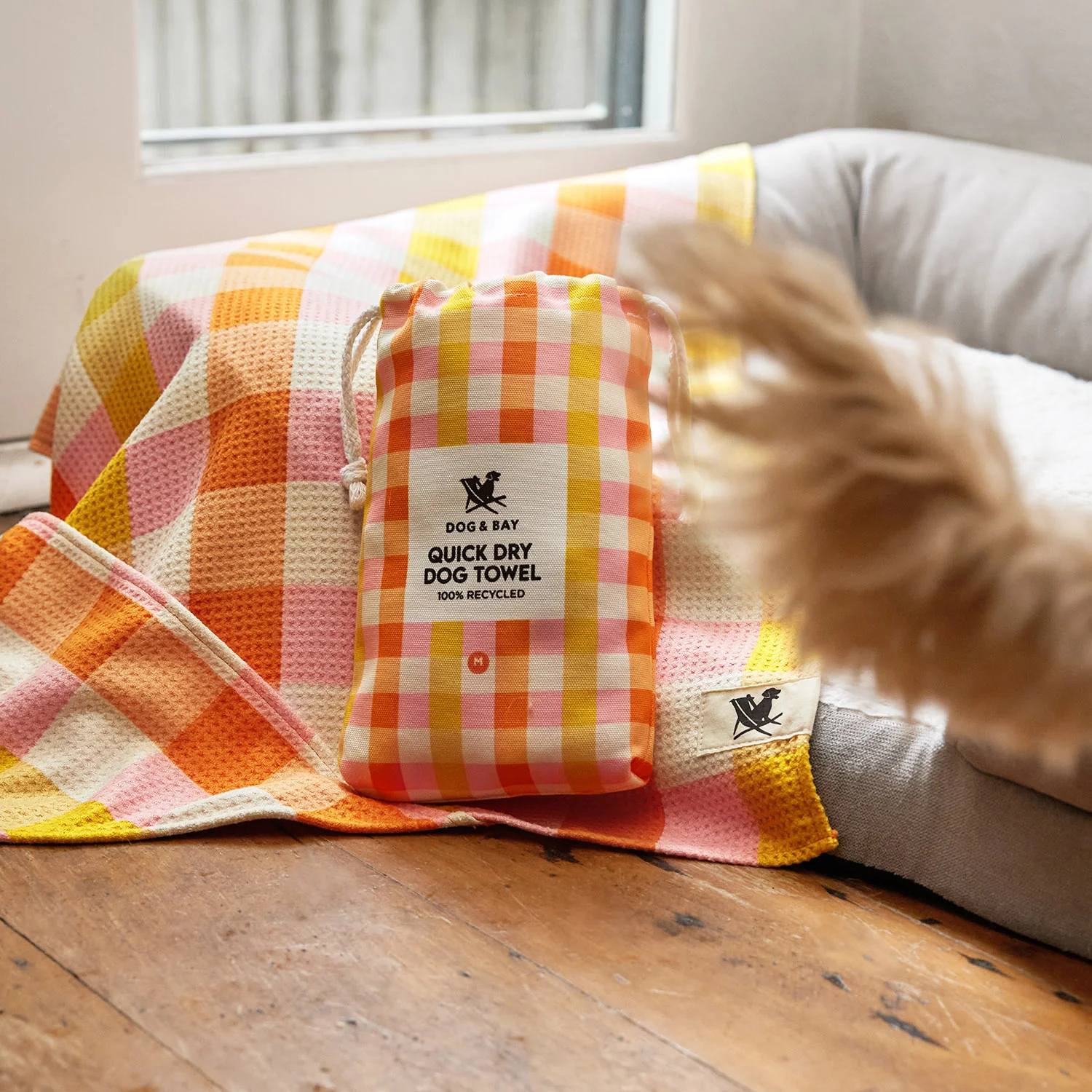 Dock & Bay Dog Towel - Rhubark & Custard - Image 7