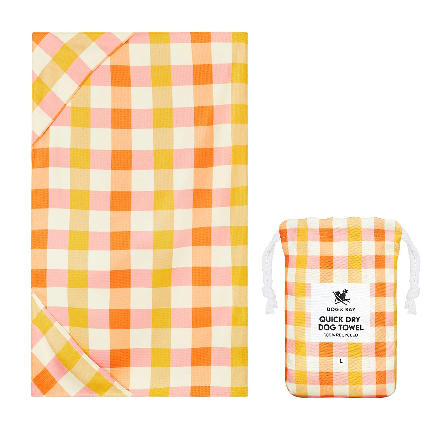 Dock & Bay Dog Towel - Rhubark & Custard - Image 10