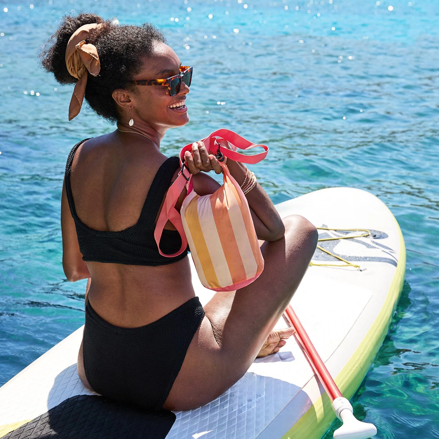 Dock & Bay Small Waterproof Dry Bag, 5L capacity - Miami Sorbet - Image 6