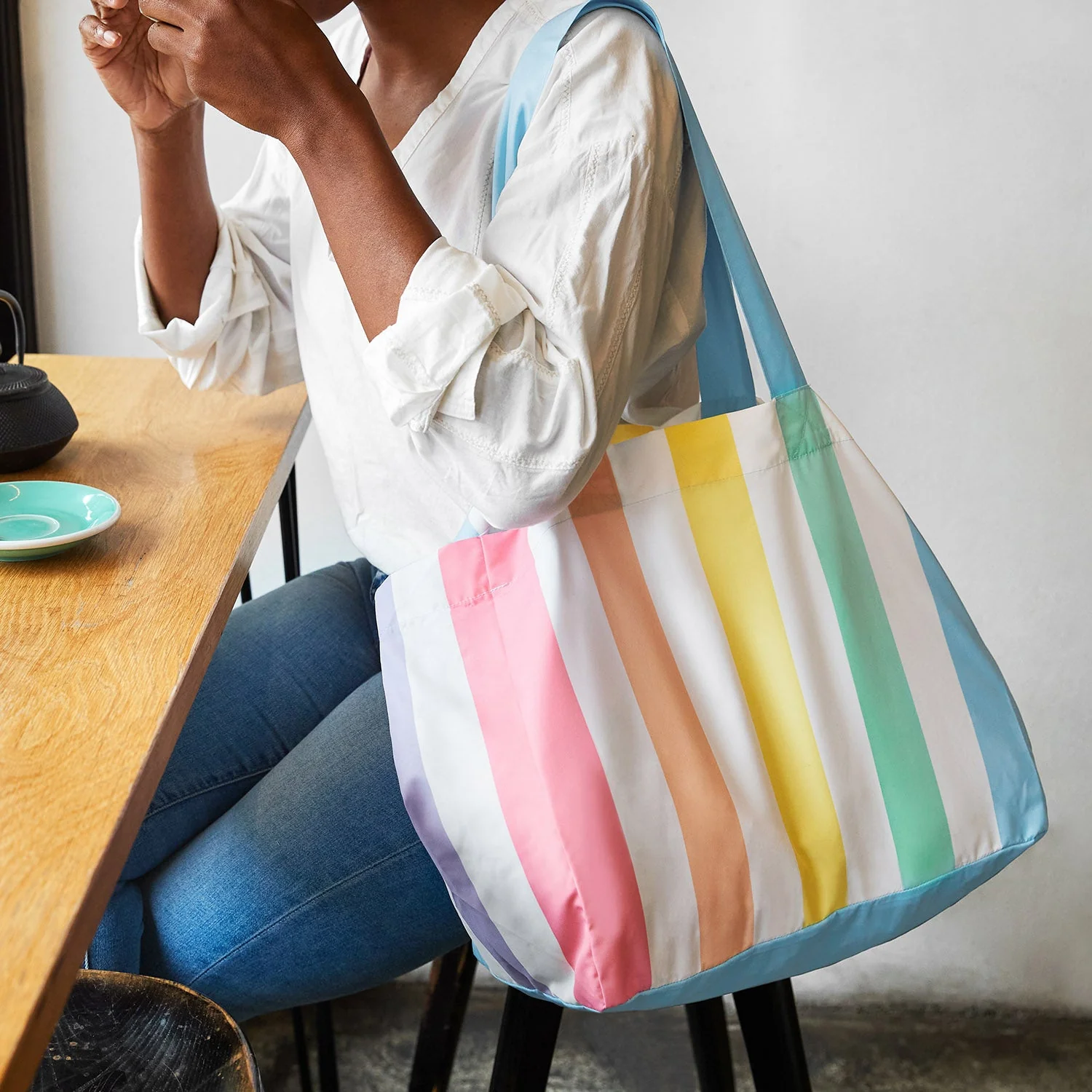 Dock & Bay Foldaway Tote Bags - Unicorn Waves - Image 6