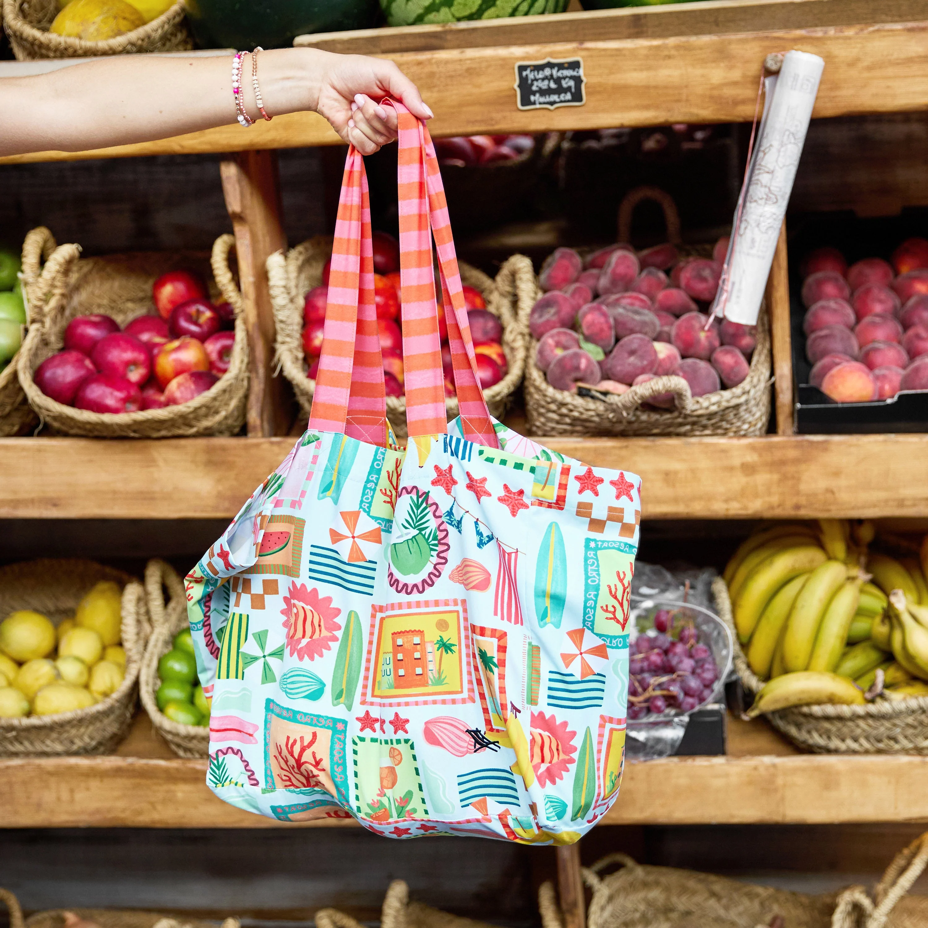 Dock & Bay Foldaway Tote Bags - Wish You Were Here - Image 5
