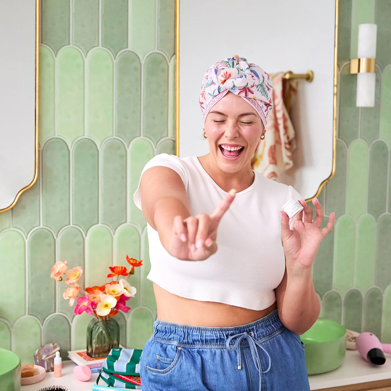 Dock & Bay Hair Wrap - Pink Paradise - Image 4