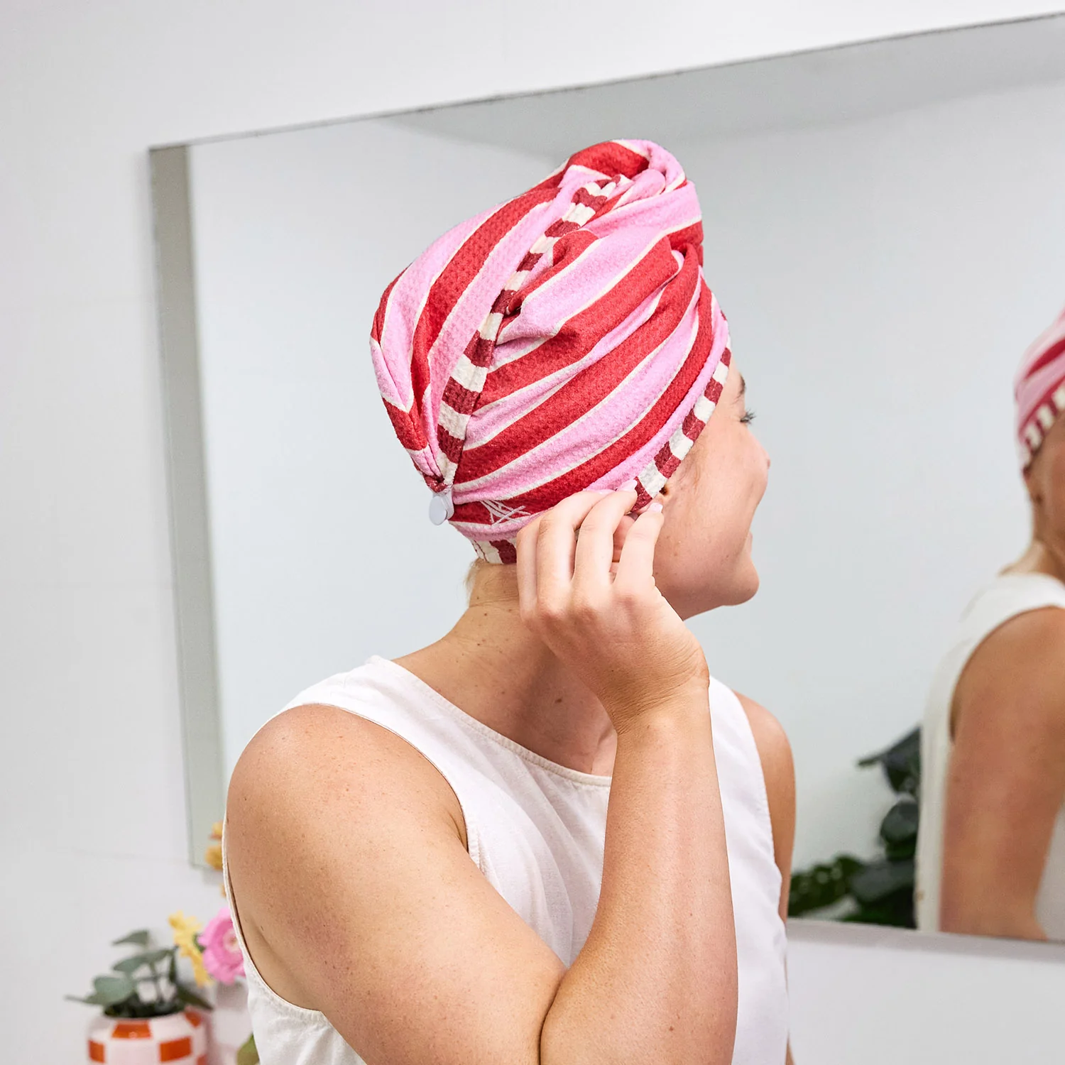 Dock & Bay Hair Wrap - Cherry Bomb - Image 5