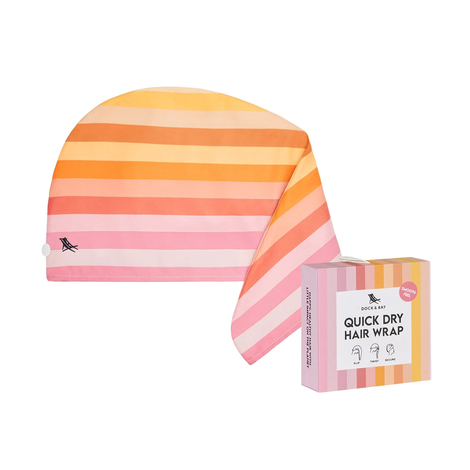 Dock & Bay Hair Wrap - Miami Sorbet - Image 24