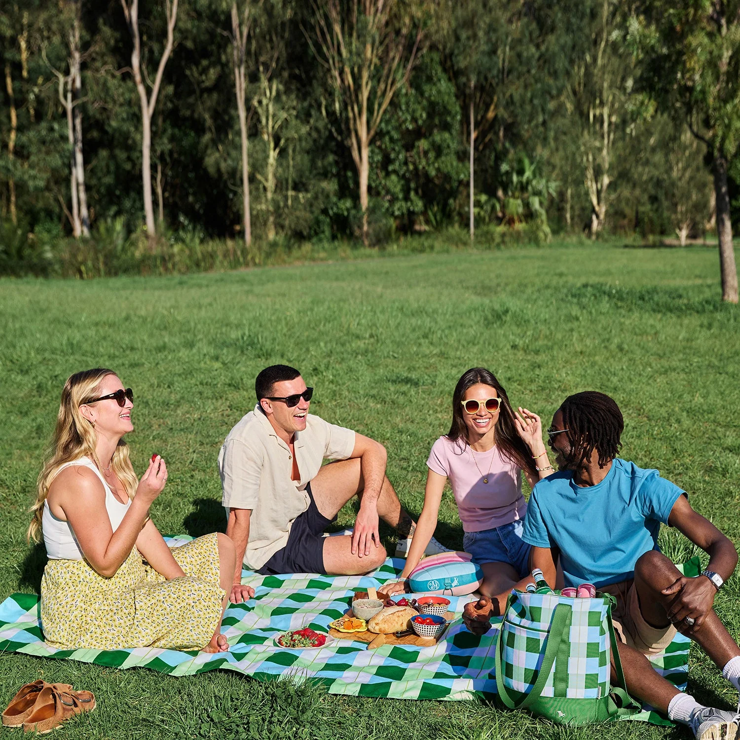Dock & Bay Picnic Blanket - Apple Tart - Image 3