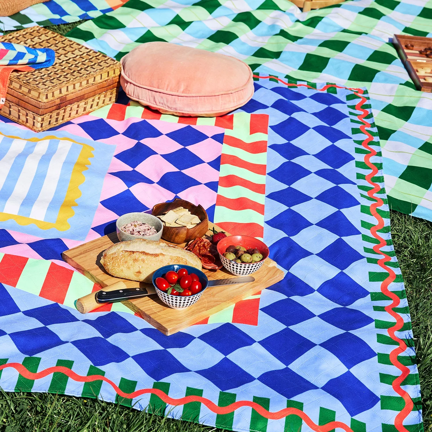 Dock & Bay Picnic Blanket - Bright Side Up - Image 14