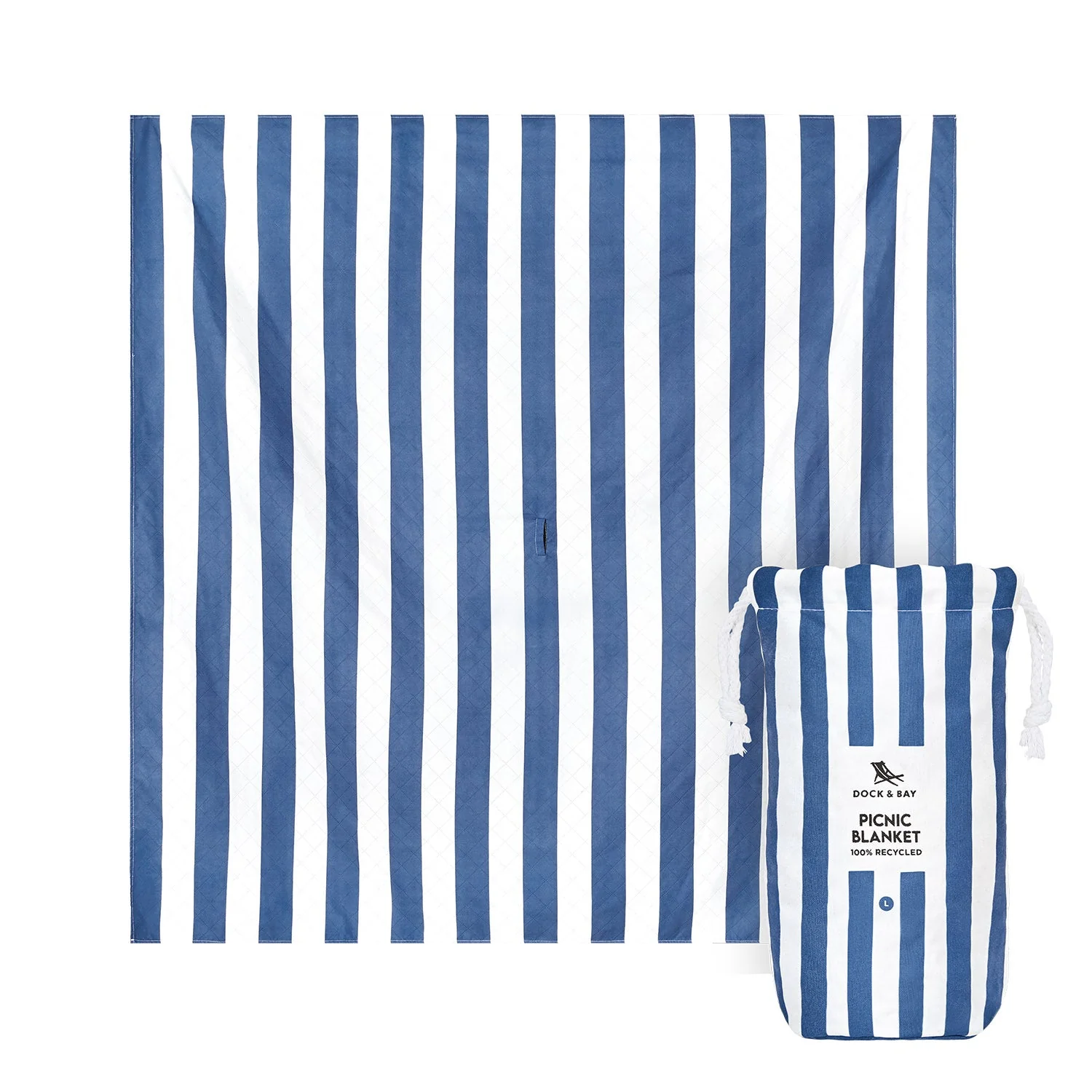 Dock & Bay Picnic Blanket - Whitsunday Blue - Image 15