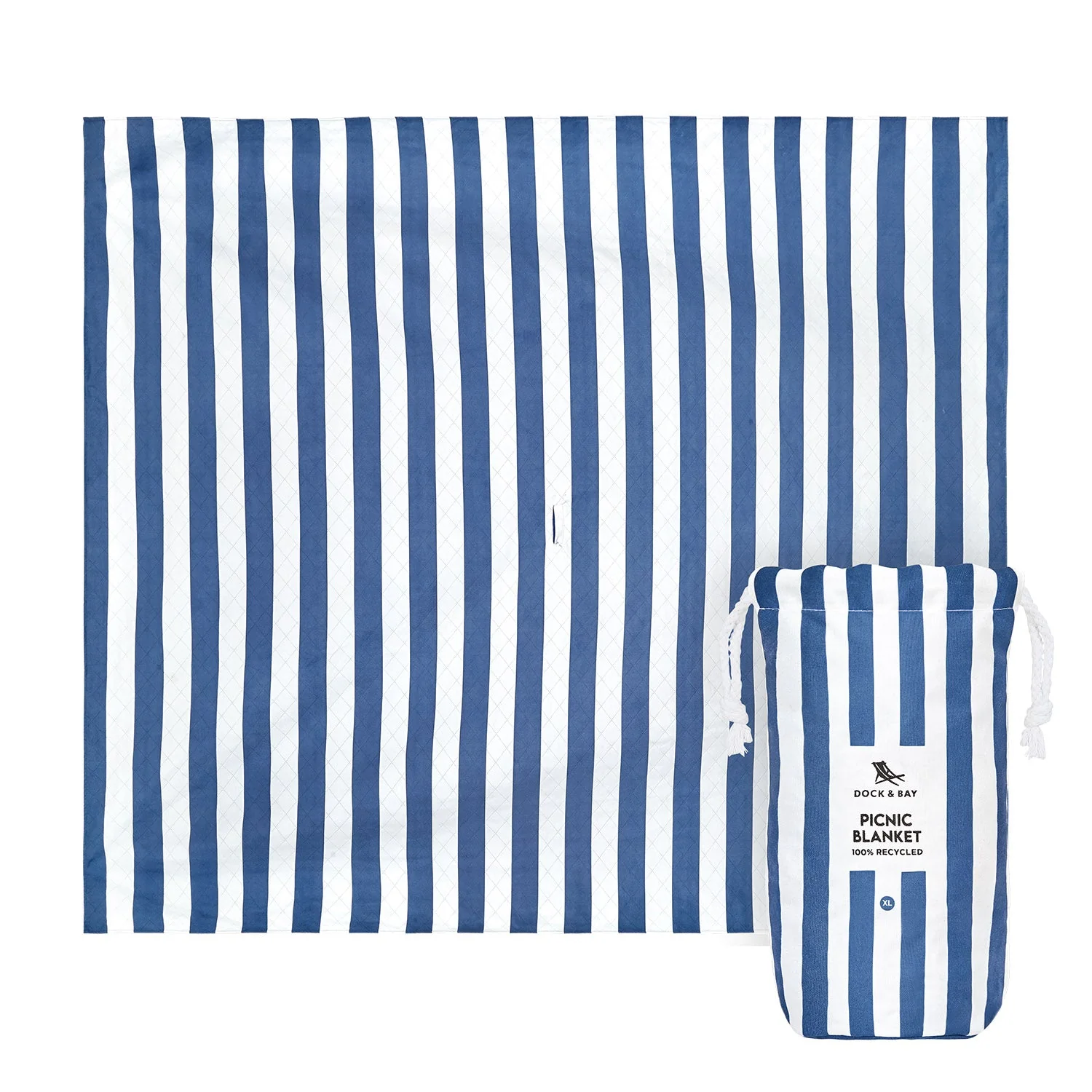 Dock & Bay Picnic Blanket - Whitsunday Blue - Image 16