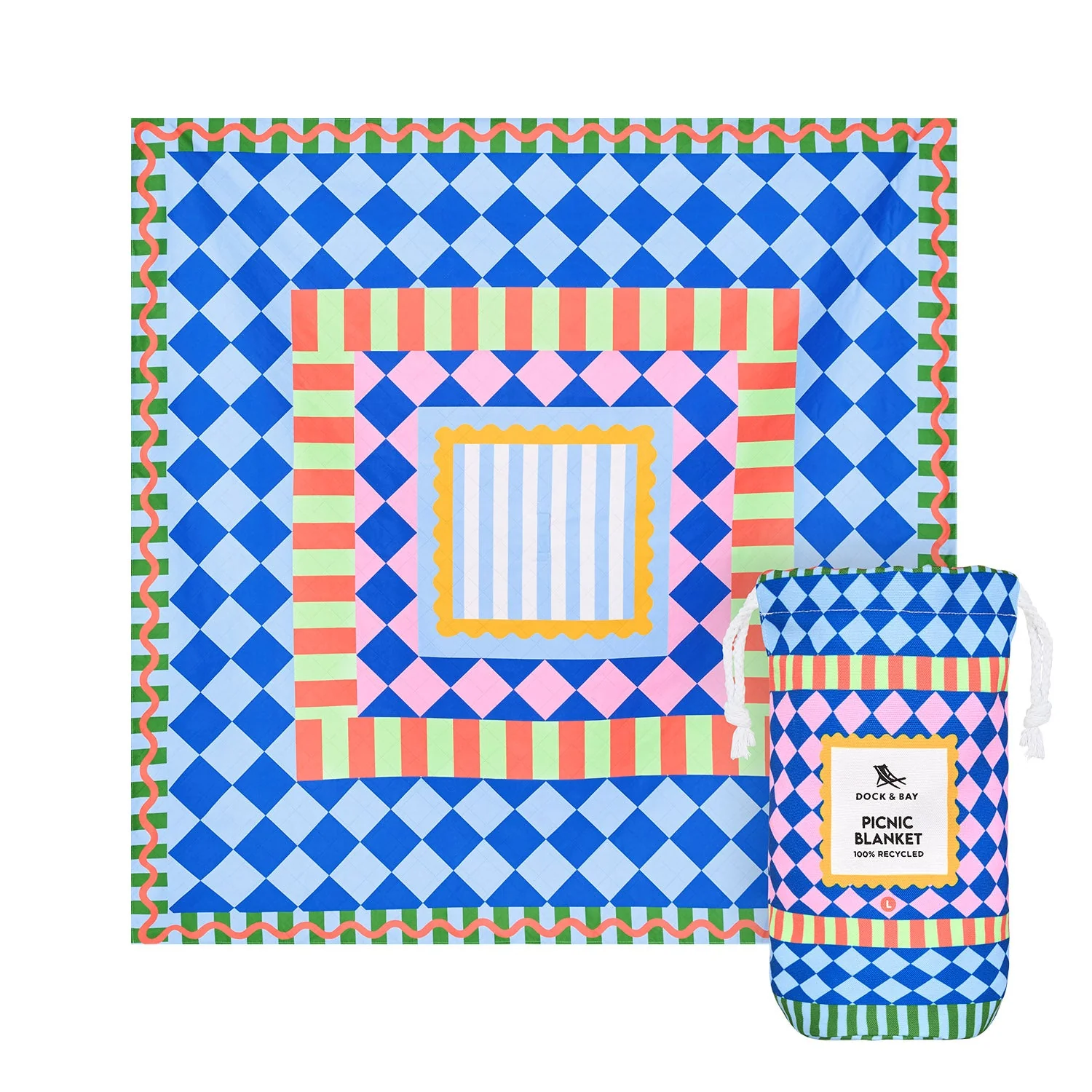 Dock & Bay Picnic Blanket - Bright Side Up - Image 15