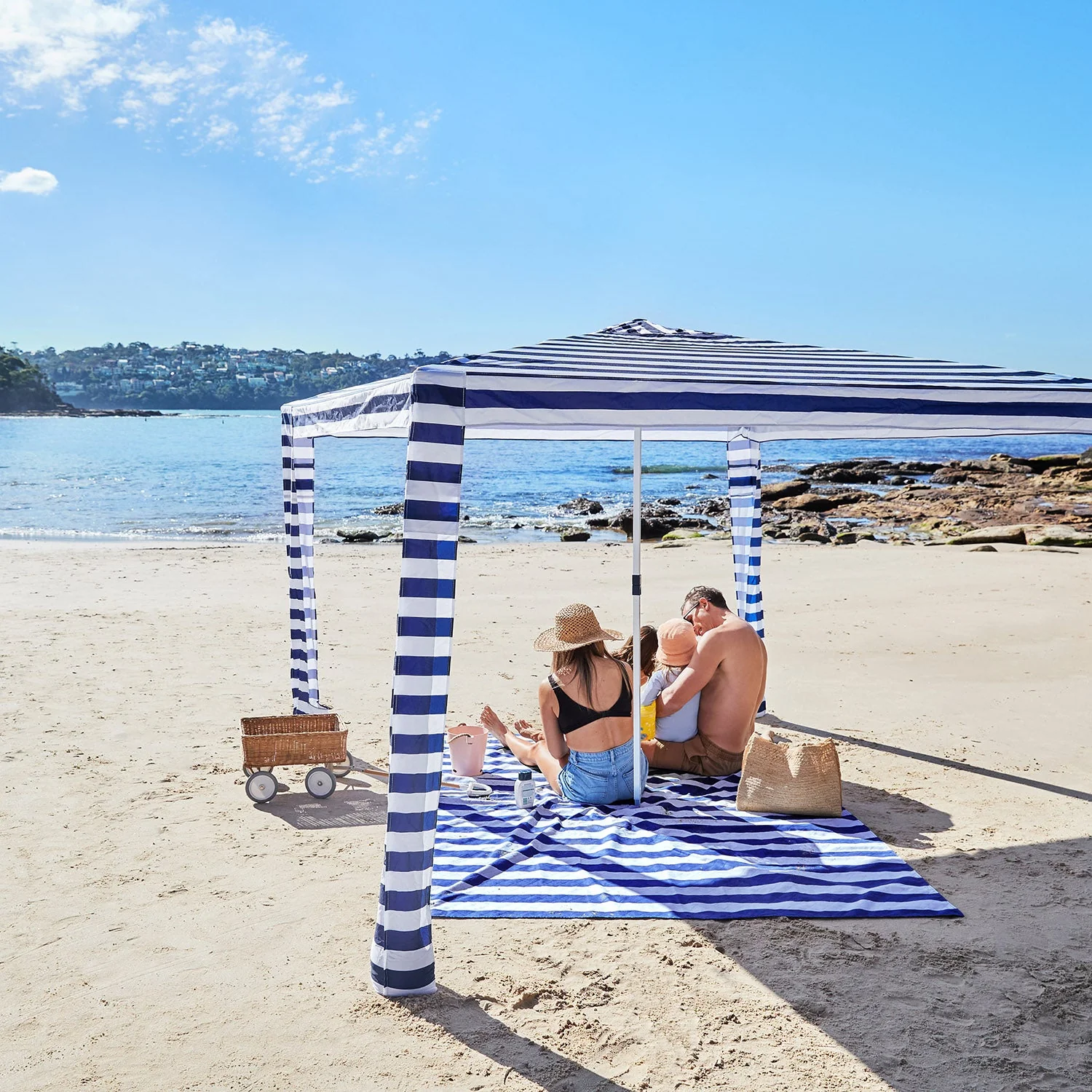 Dock & Bay Picnic Blanket - Whitsunday Blue - Image 9
