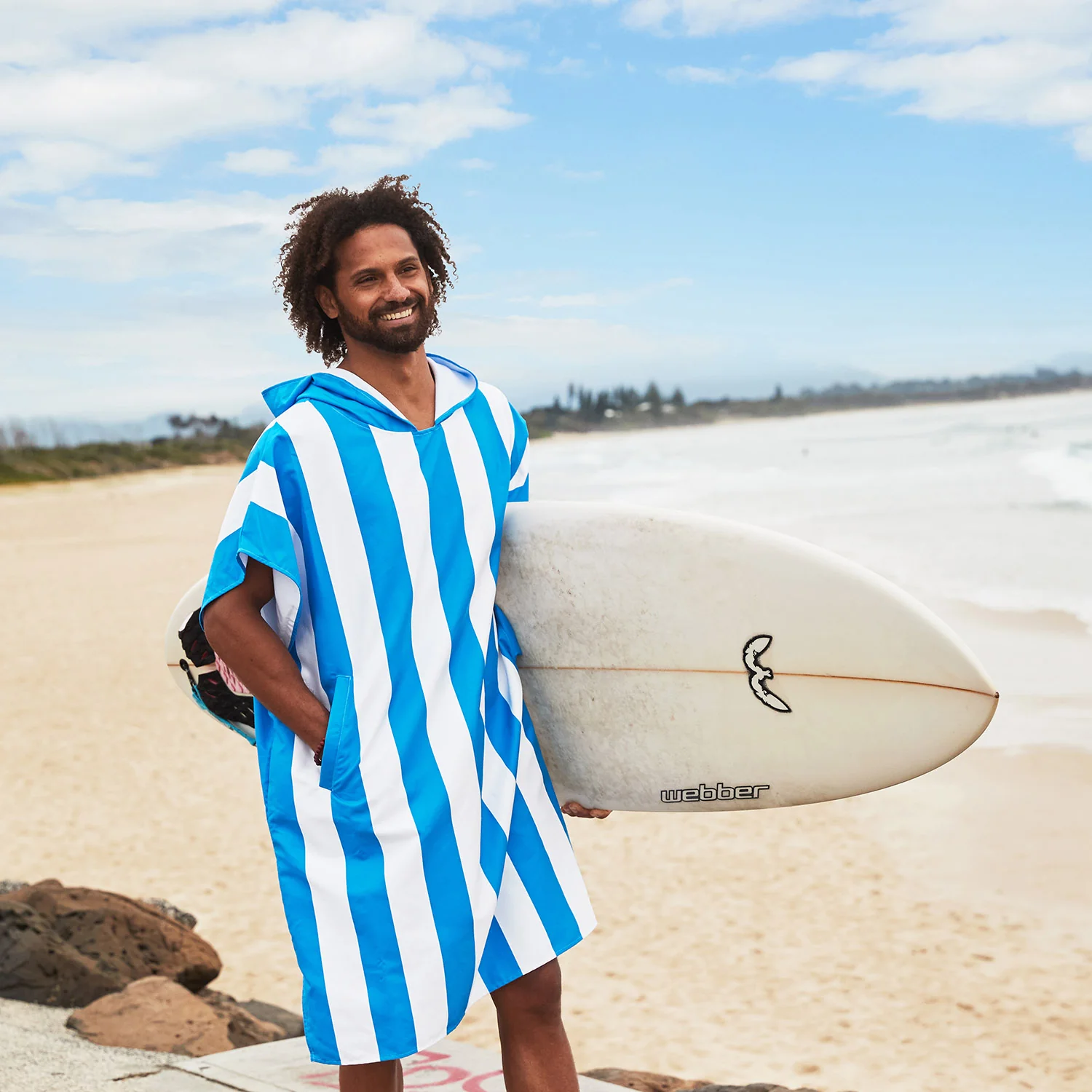 Dock & Bay Poncho - Adults - Bondi Blue - Outlet - Image 5