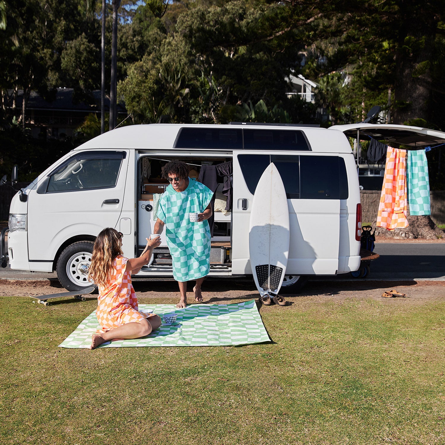 Dock & Bay Poncho - Adults - Check Mate - Image 6