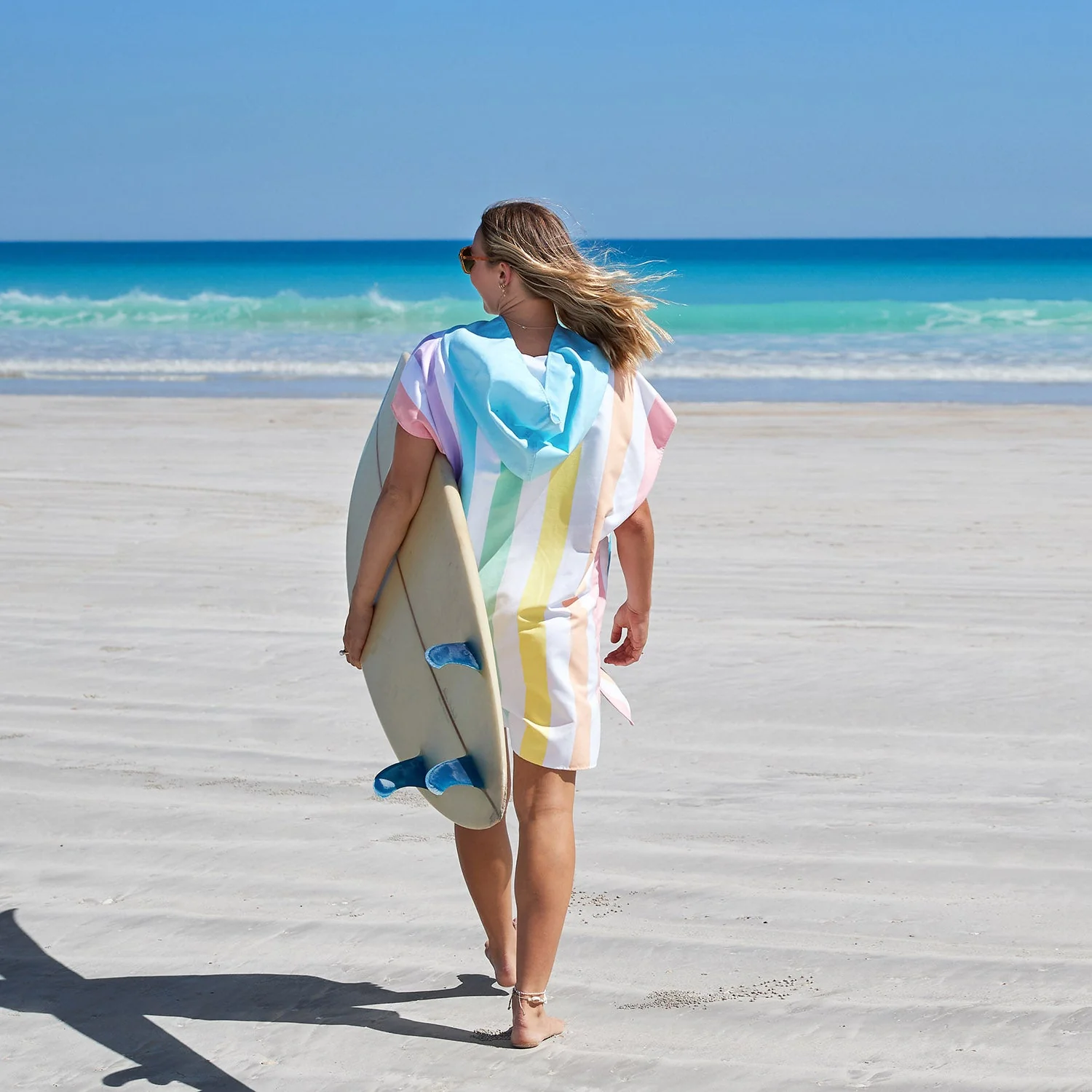 Dock & Bay Poncho - Adults - Unicorn Waves - Image 4