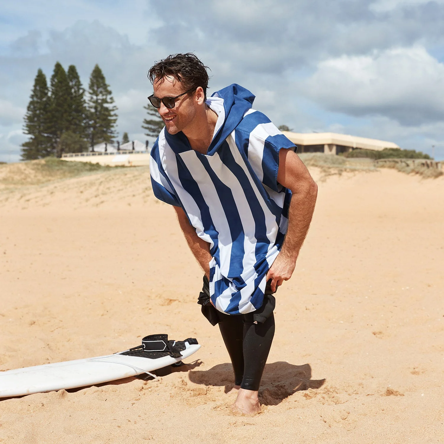 Dock & Bay Poncho - Adults - Whitsunday Blue - Outlet - Image 16