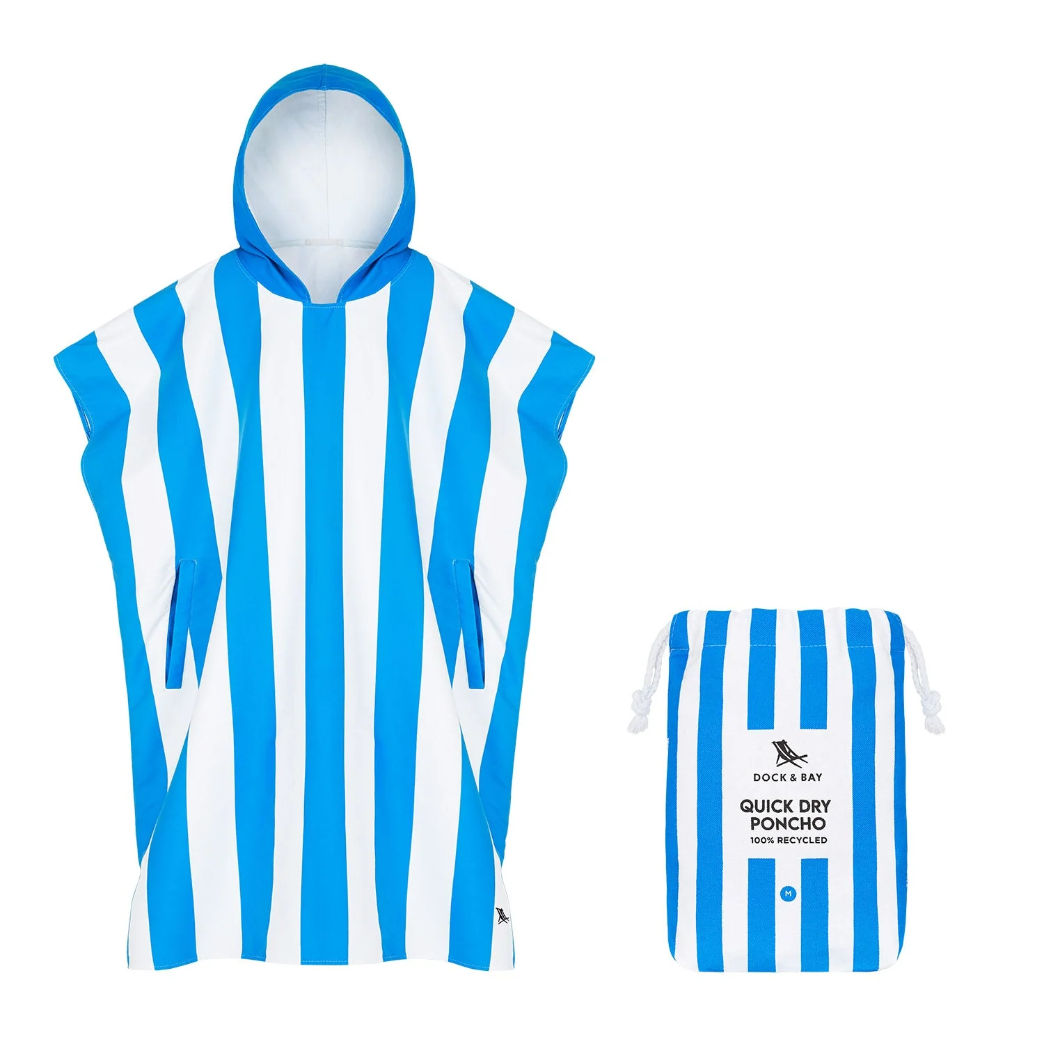 Dock & Bay Poncho - Adults - Bondi Blue - Image 10