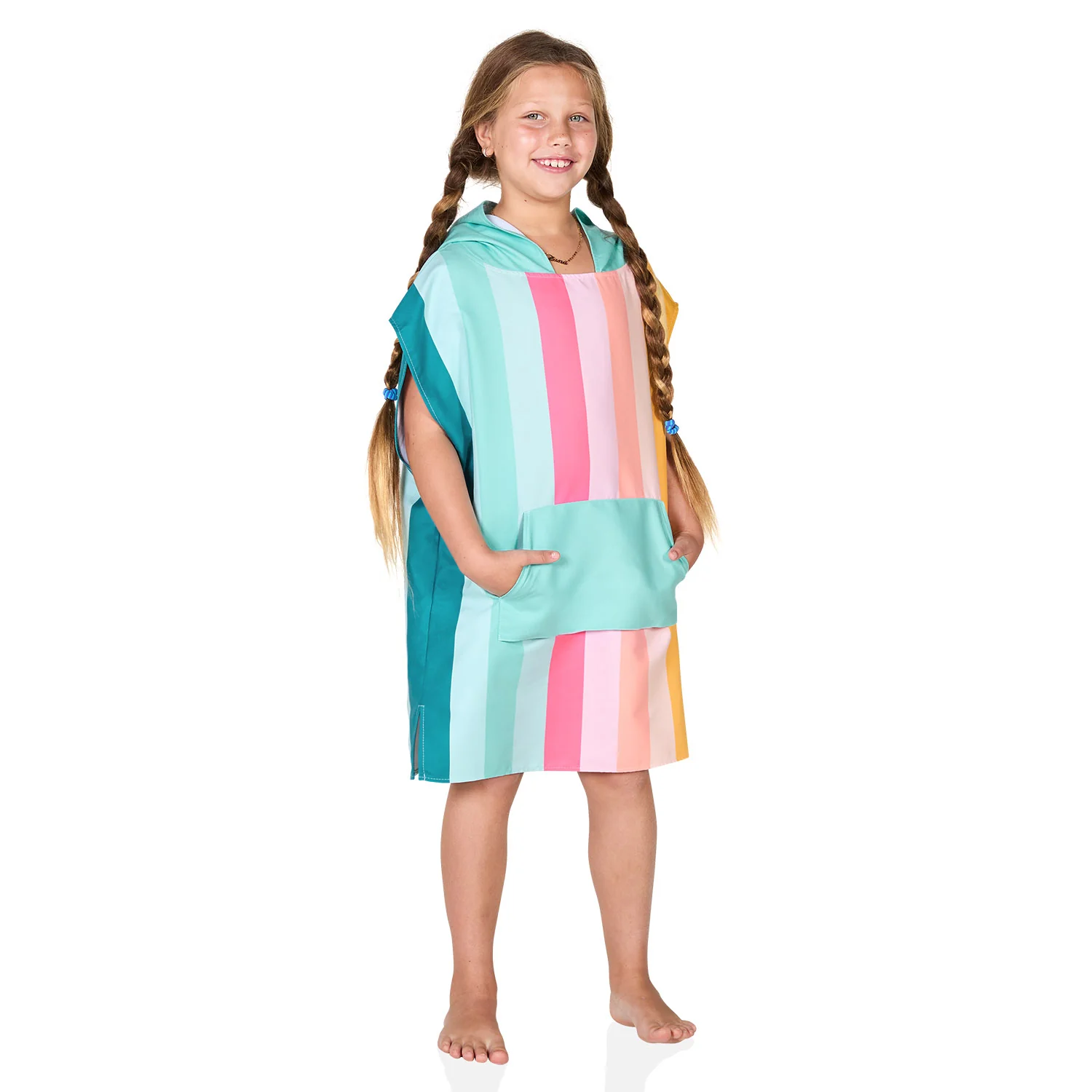 Dock & Bay Poncho - Kids - Coastal Candy - Image 4