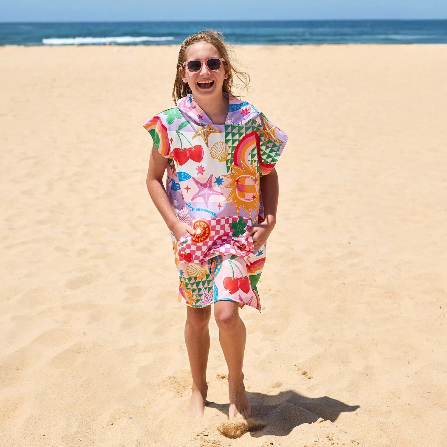 Dock & Bay Poncho - Kids - Good Vibes Club - Image 12