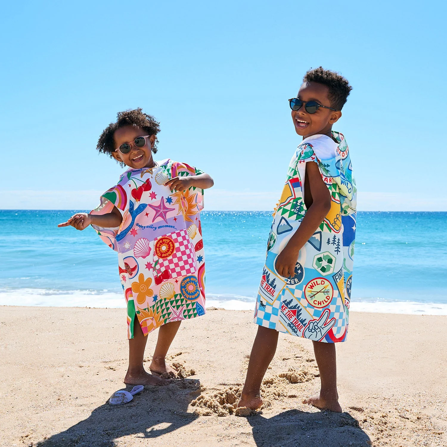 Dock & Bay Poncho - Kids - Good Vibes Club - Image 8