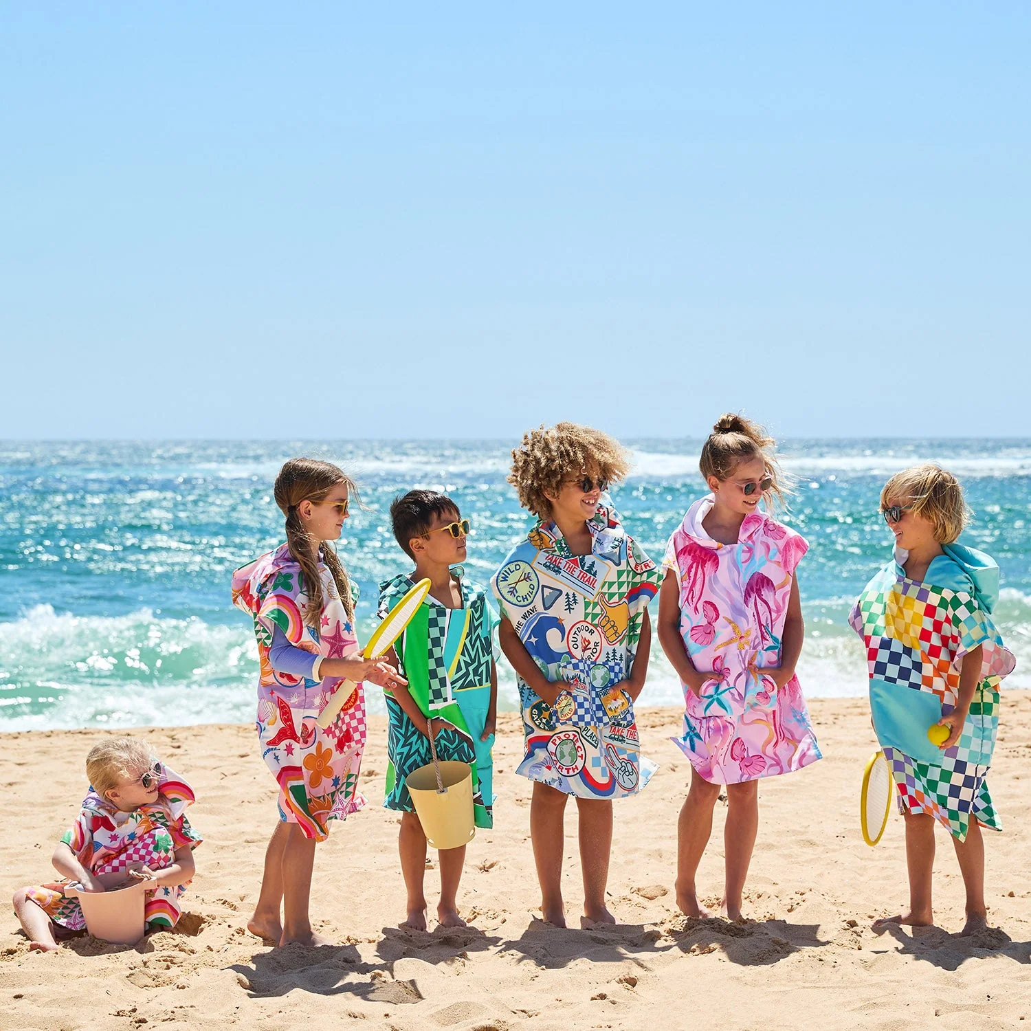 Dock & Bay Poncho - Kids - Tide Skater - Image 5