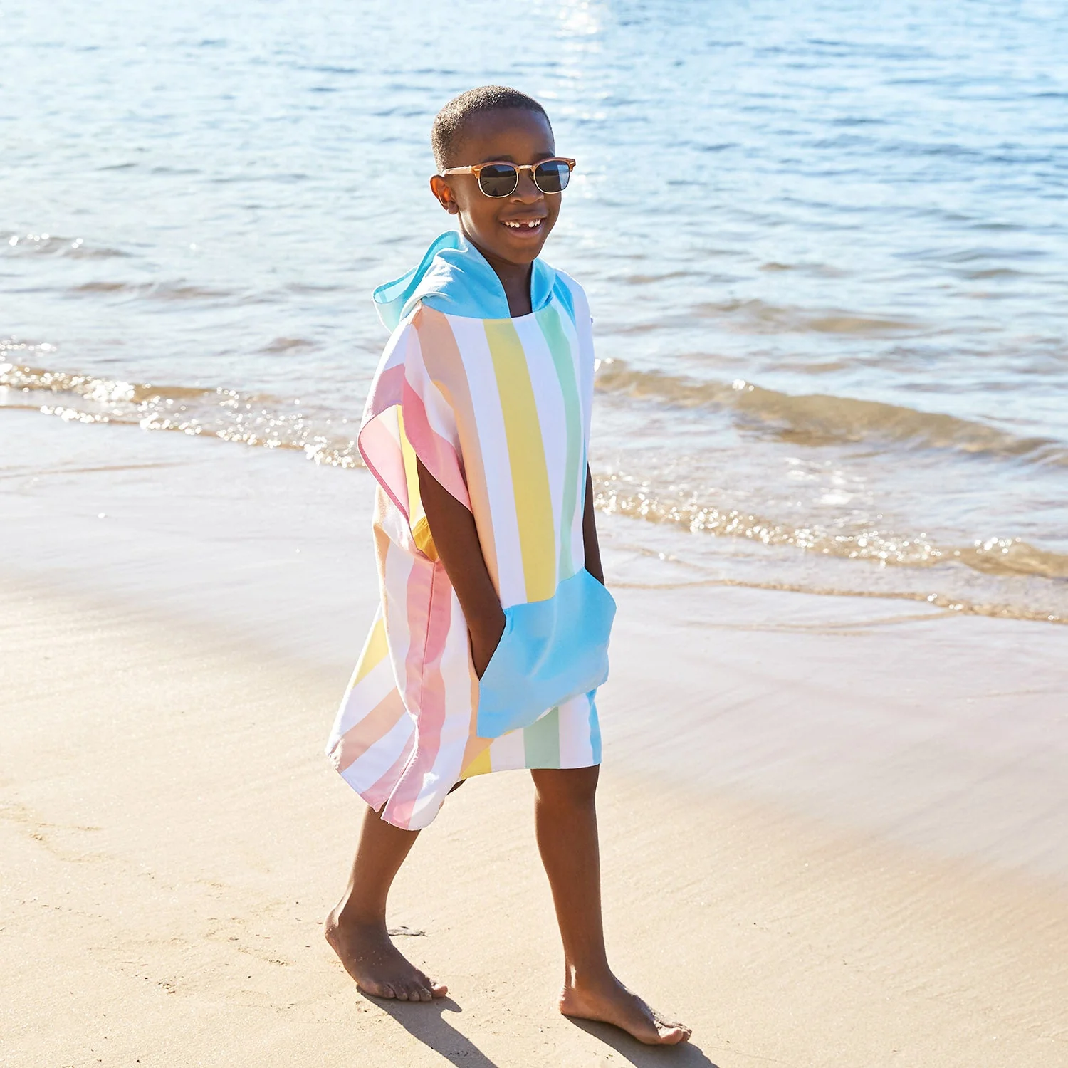 Dock & Bay Poncho - Kids - Unicorn Waves - Image 9