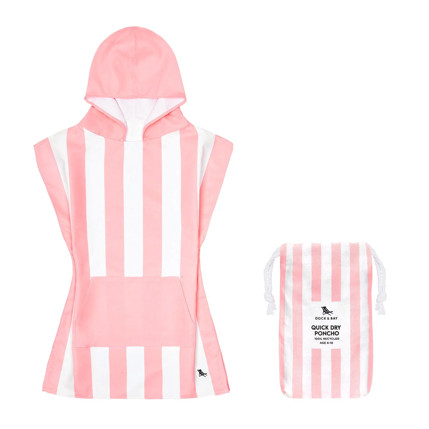 Dock & Bay Poncho - Kids - Malibu Pink - Image 14