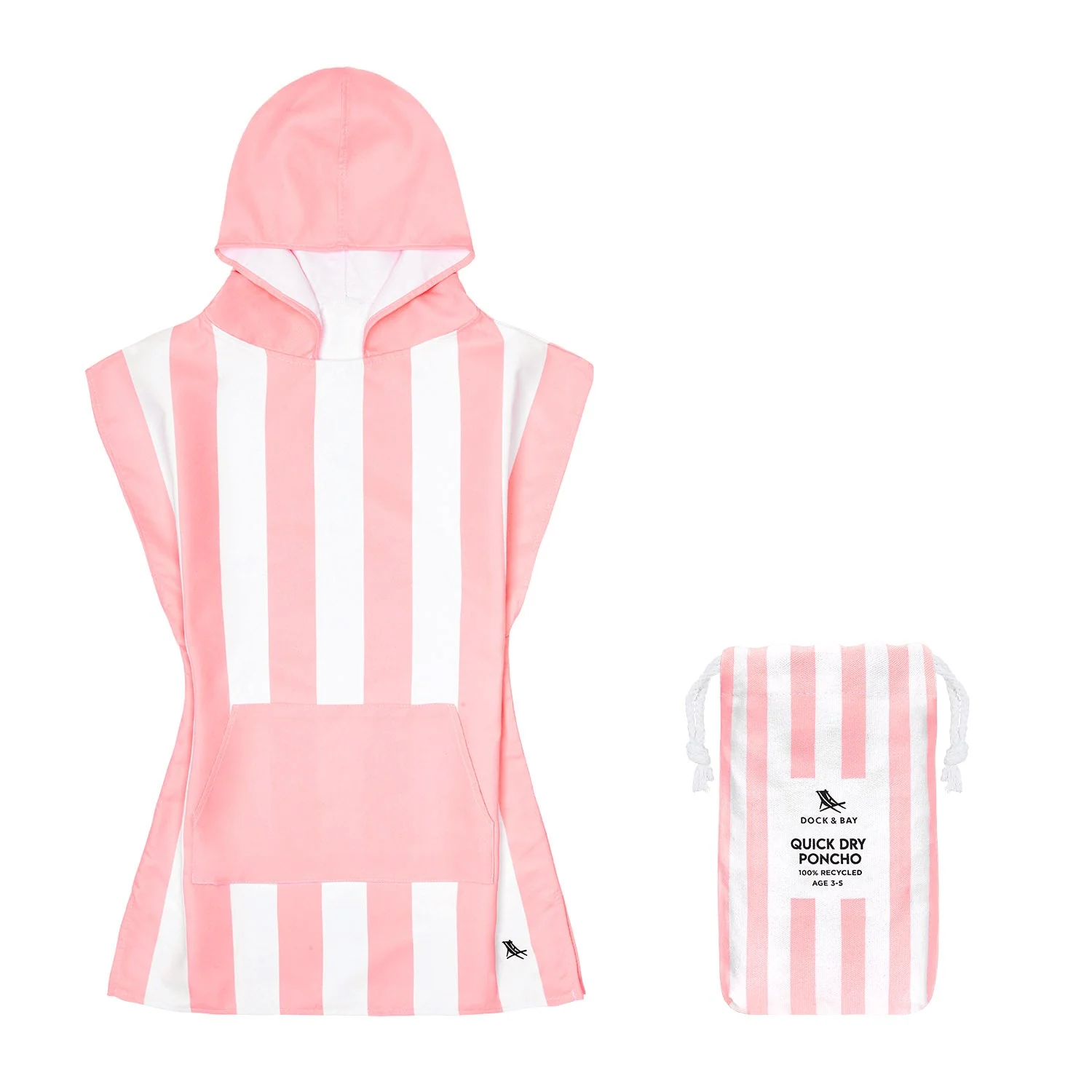 Dock & Bay Poncho - Kids - Malibu Pink - Image 13