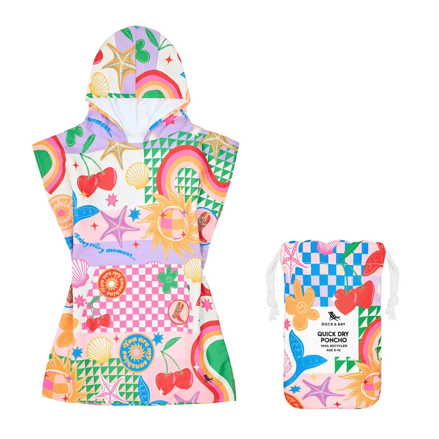 Dock & Bay Poncho - Kids - Good Vibes Club - Image 14