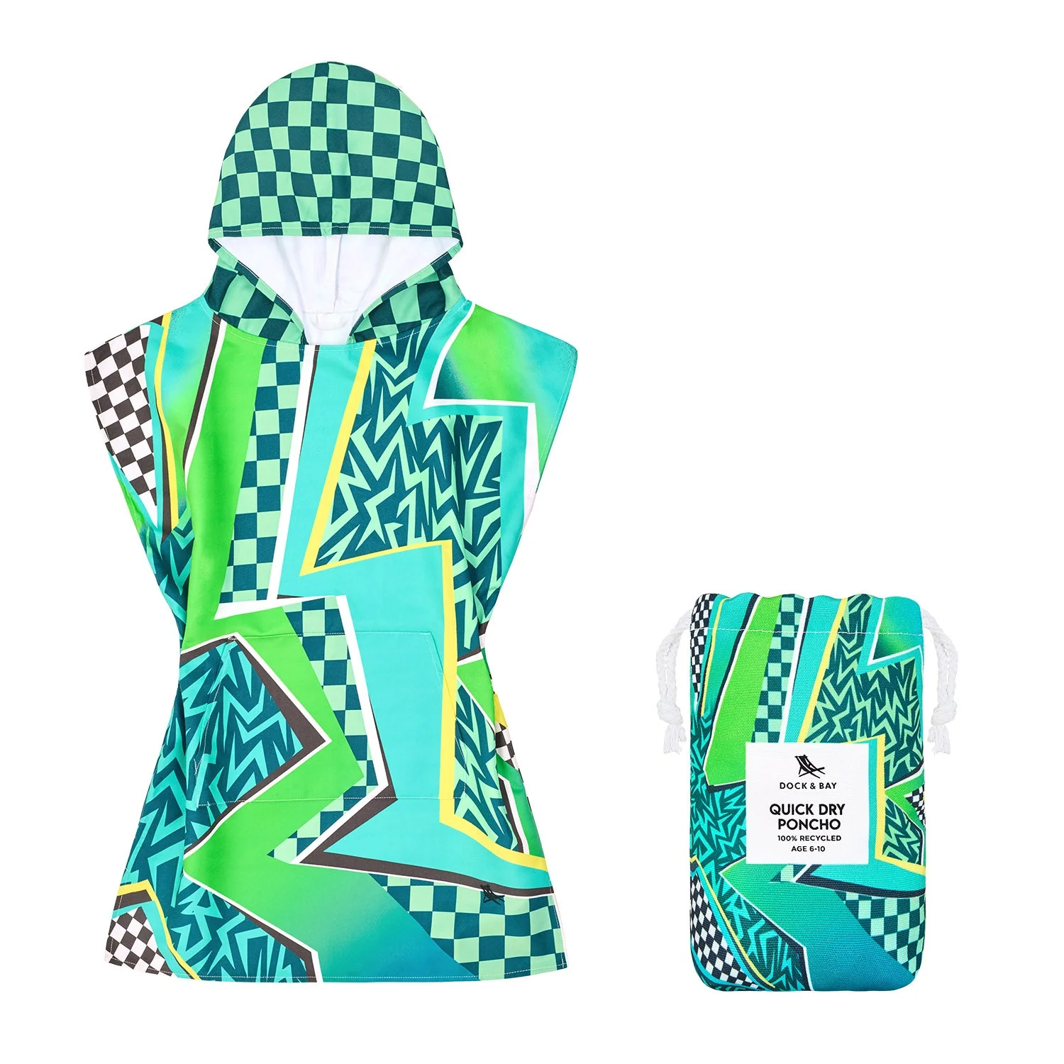 Dock & Bay Poncho - Kids - Tide Skater - Image 14