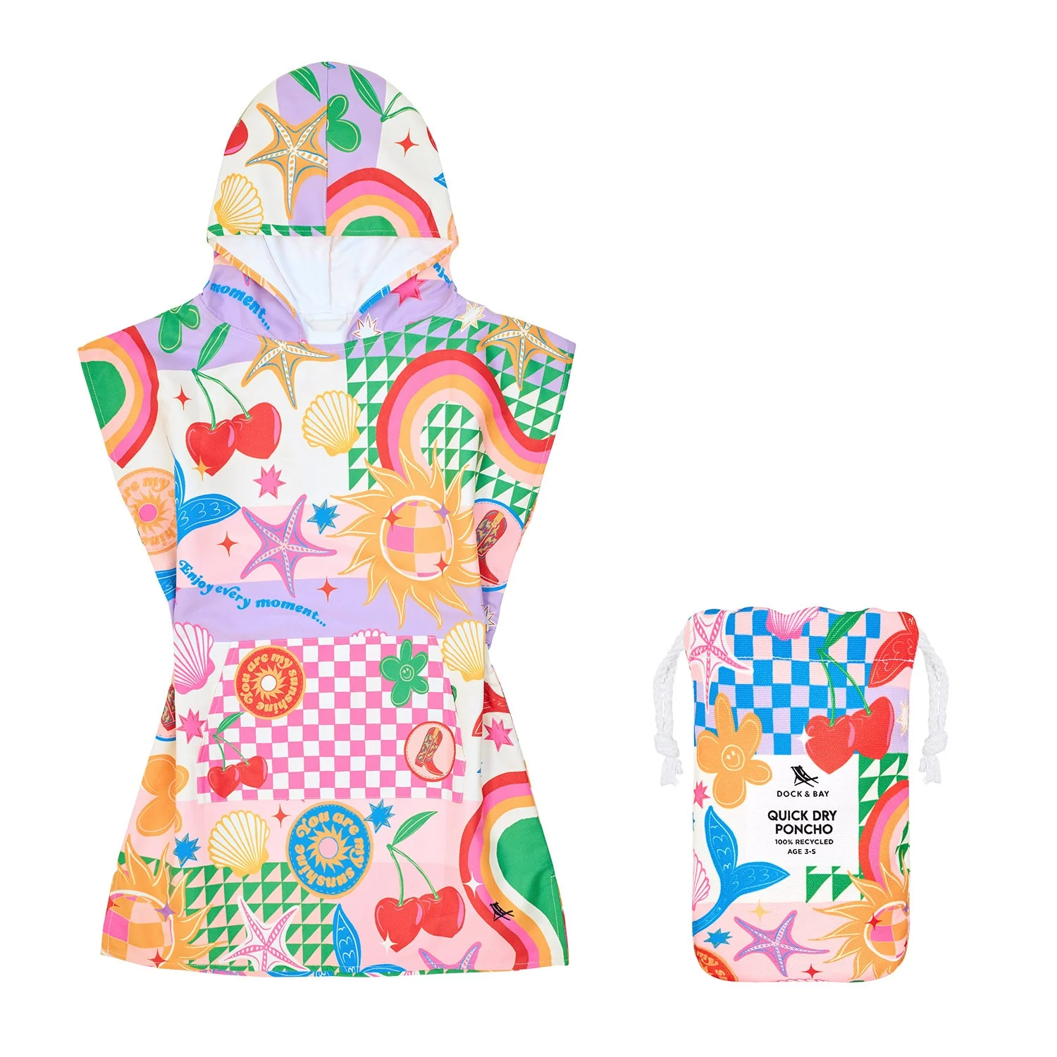 Dock & Bay Poncho - Kids - Good Vibes Club - Image 13