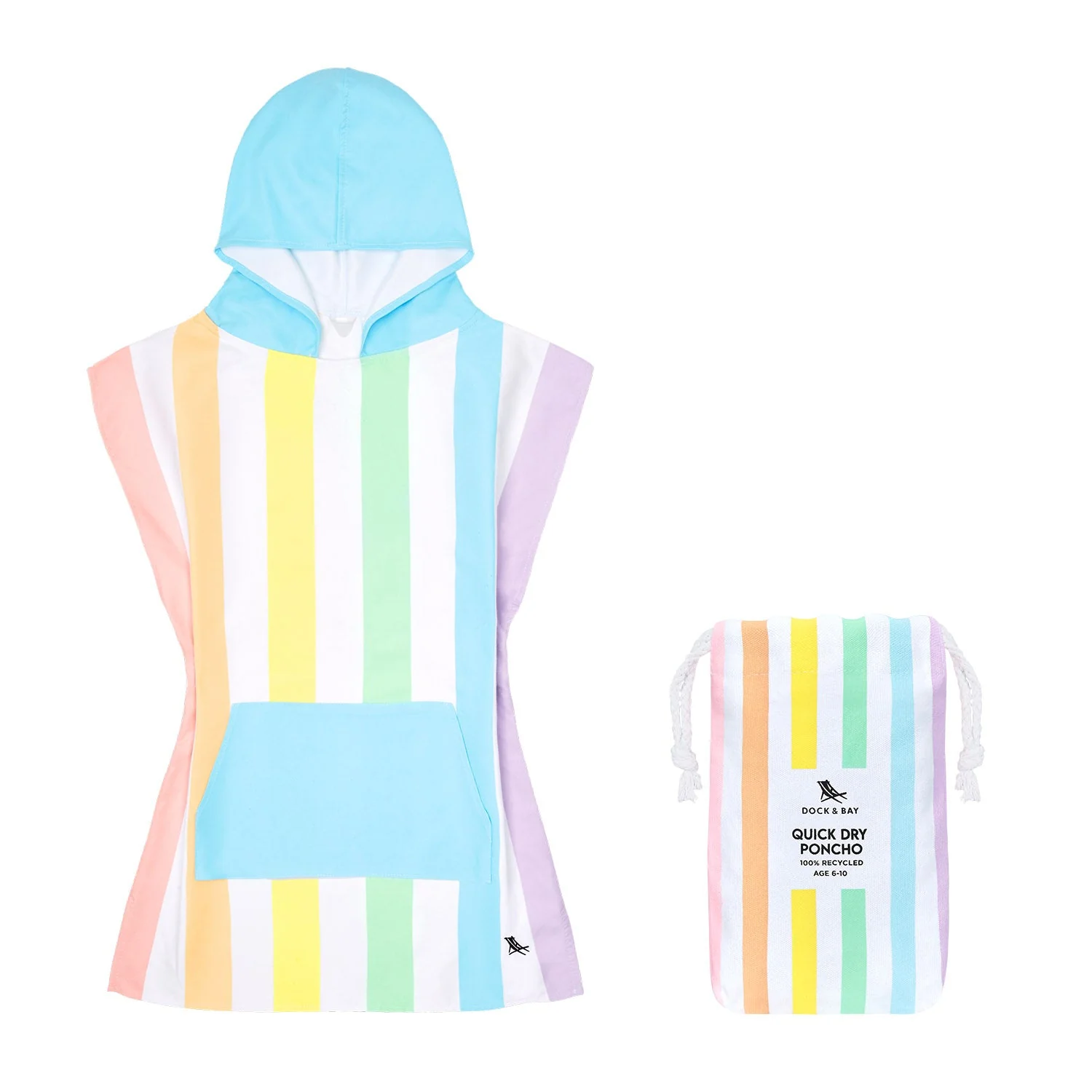Dock & Bay Poncho - Kids - Unicorn Waves - Image 14