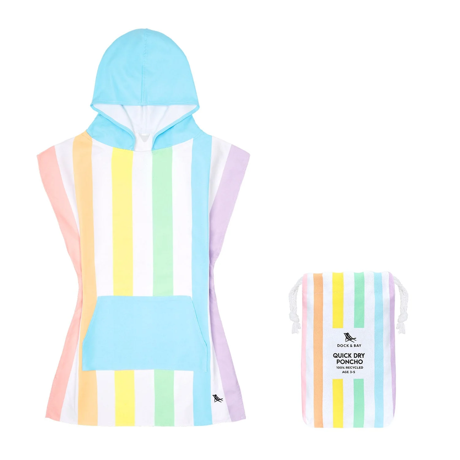 Dock & Bay Poncho - Kids - Unicorn Waves - Image 13