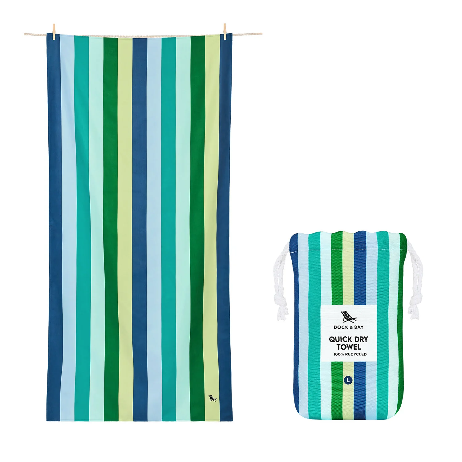 Dock & Bay Quick Dry Towels - Havana Cabana (Set of 4) - Image 7