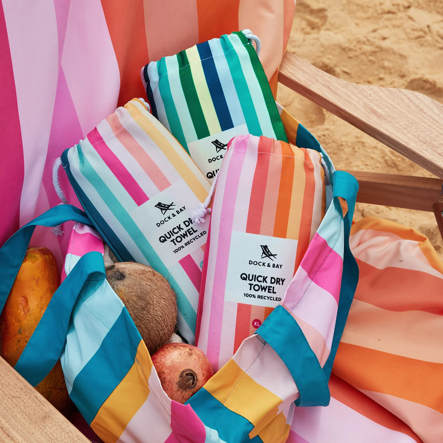 Dock & Bay Quick Dry Towel - Miami Sorbet - Image 9